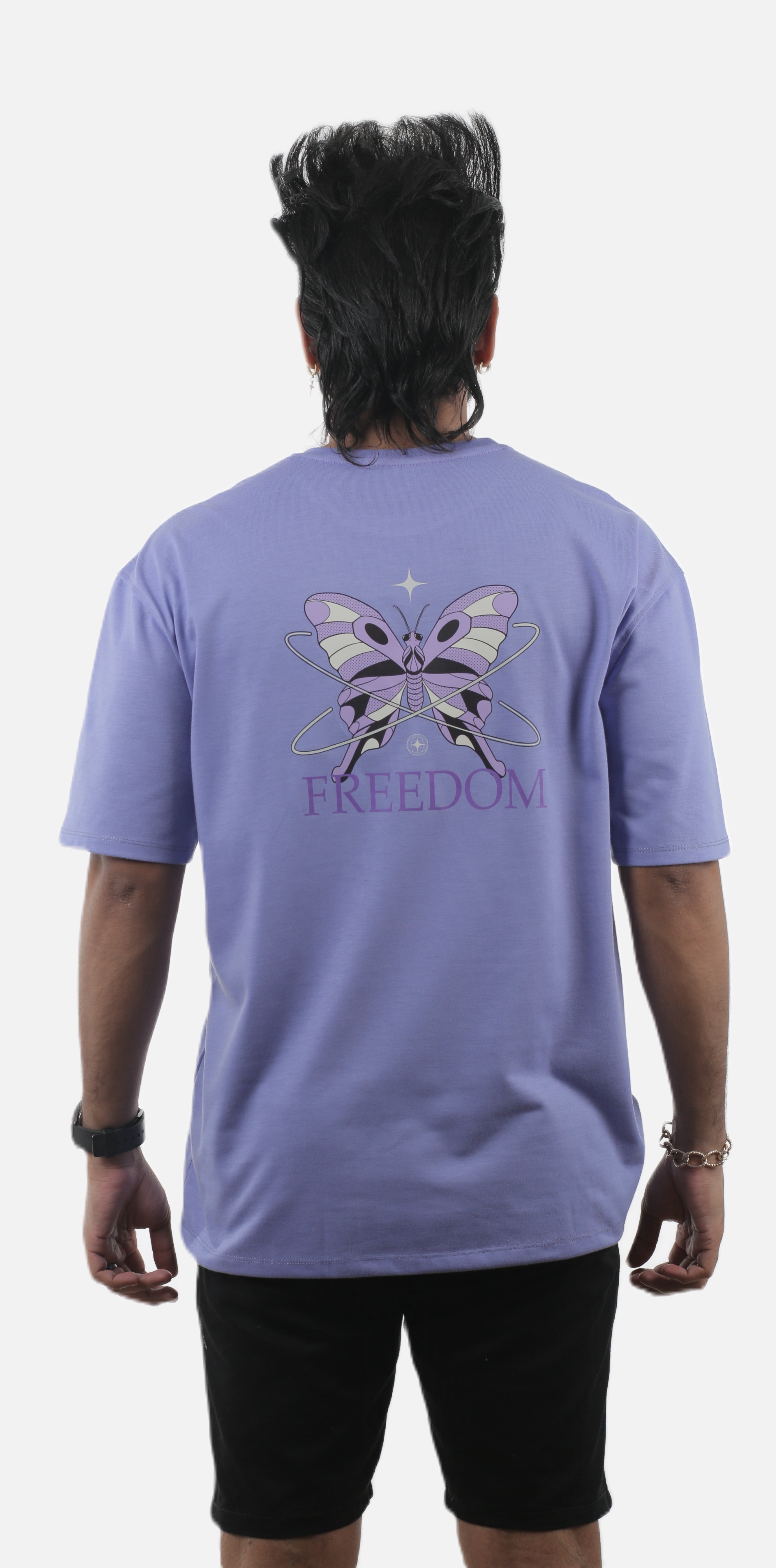 Freedom Butterfly Unisex Oversized Tee