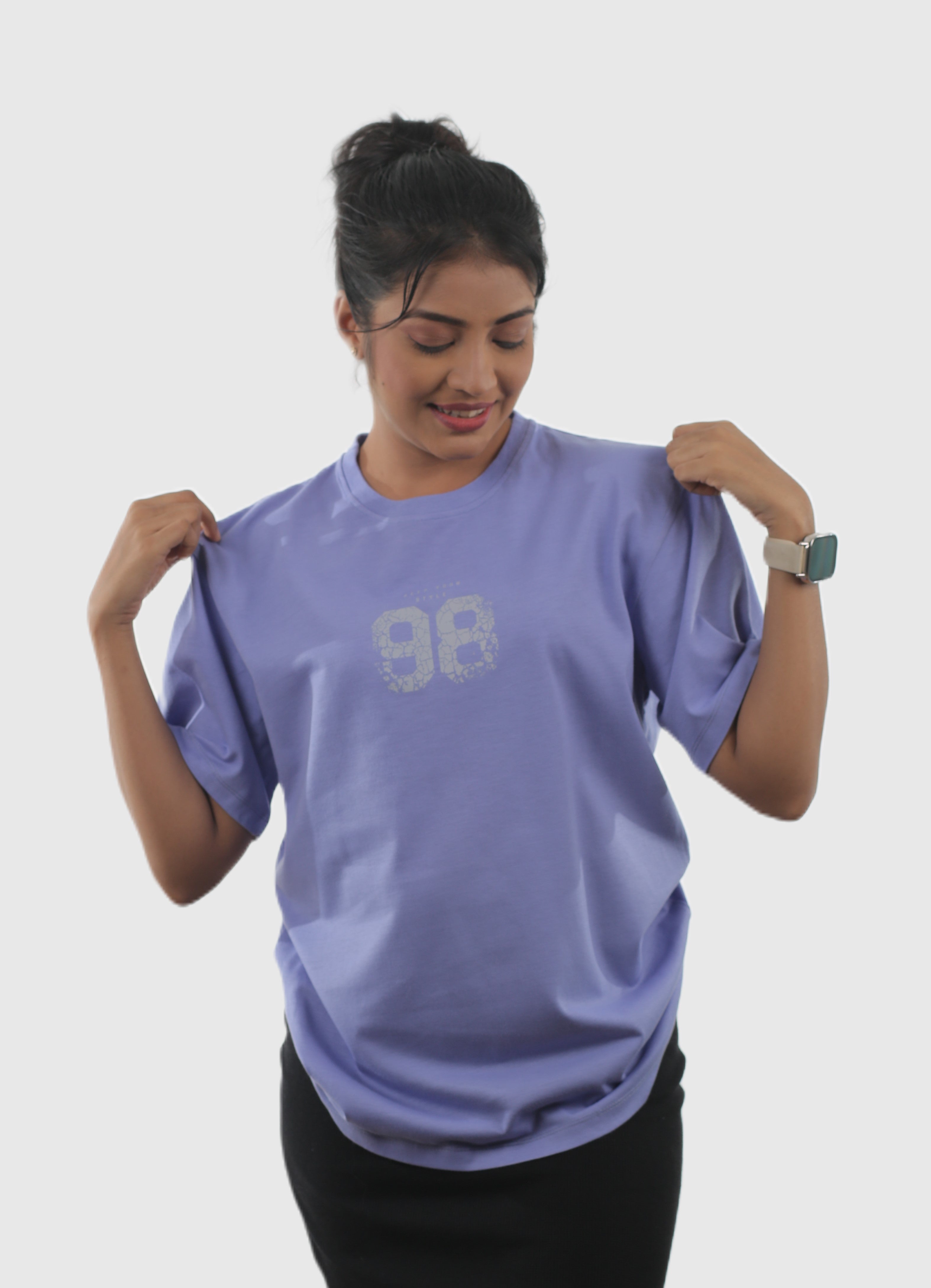 98 Floral Unisex Oversized Tee