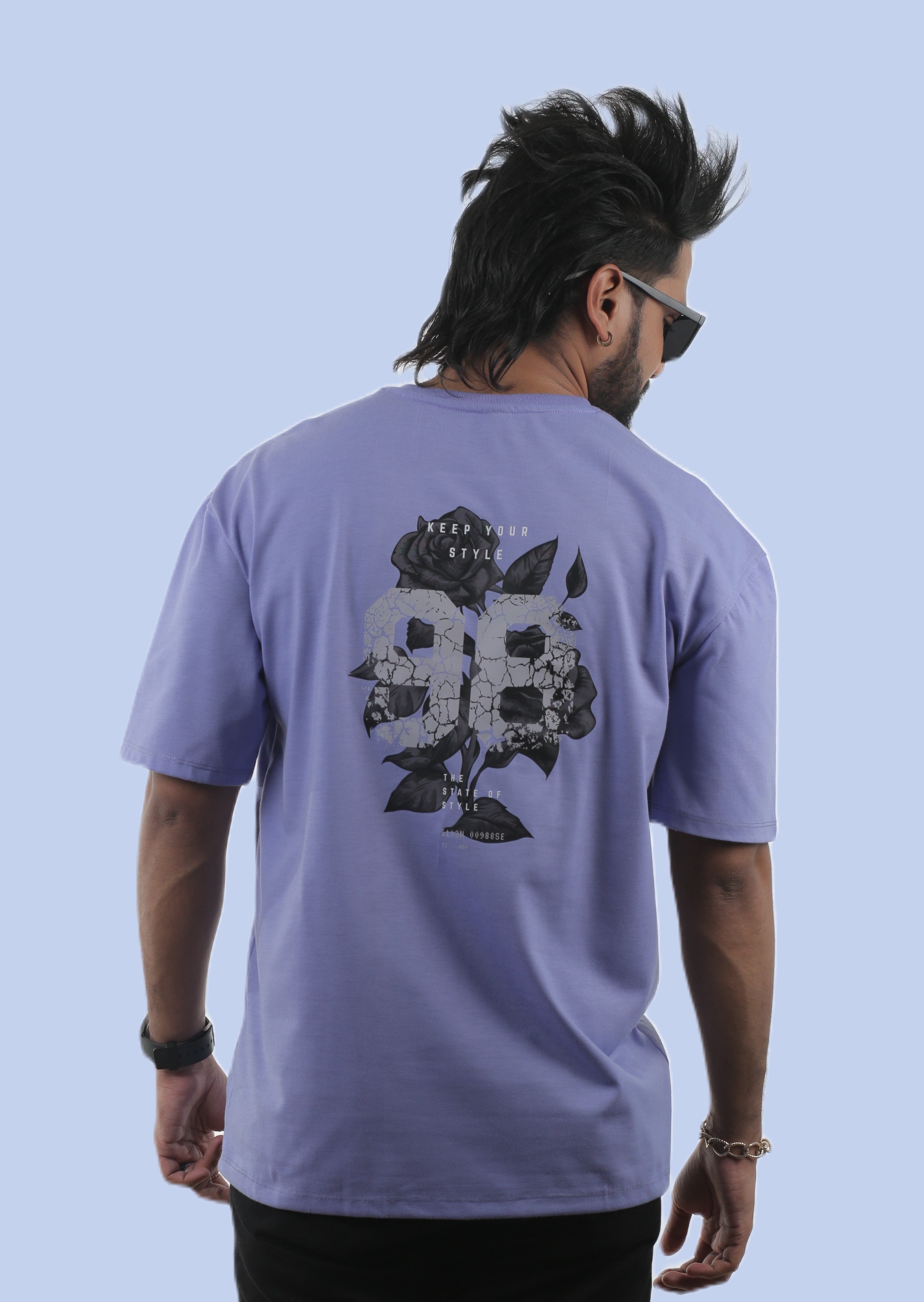 98 Floral Unisex Oversized Tee