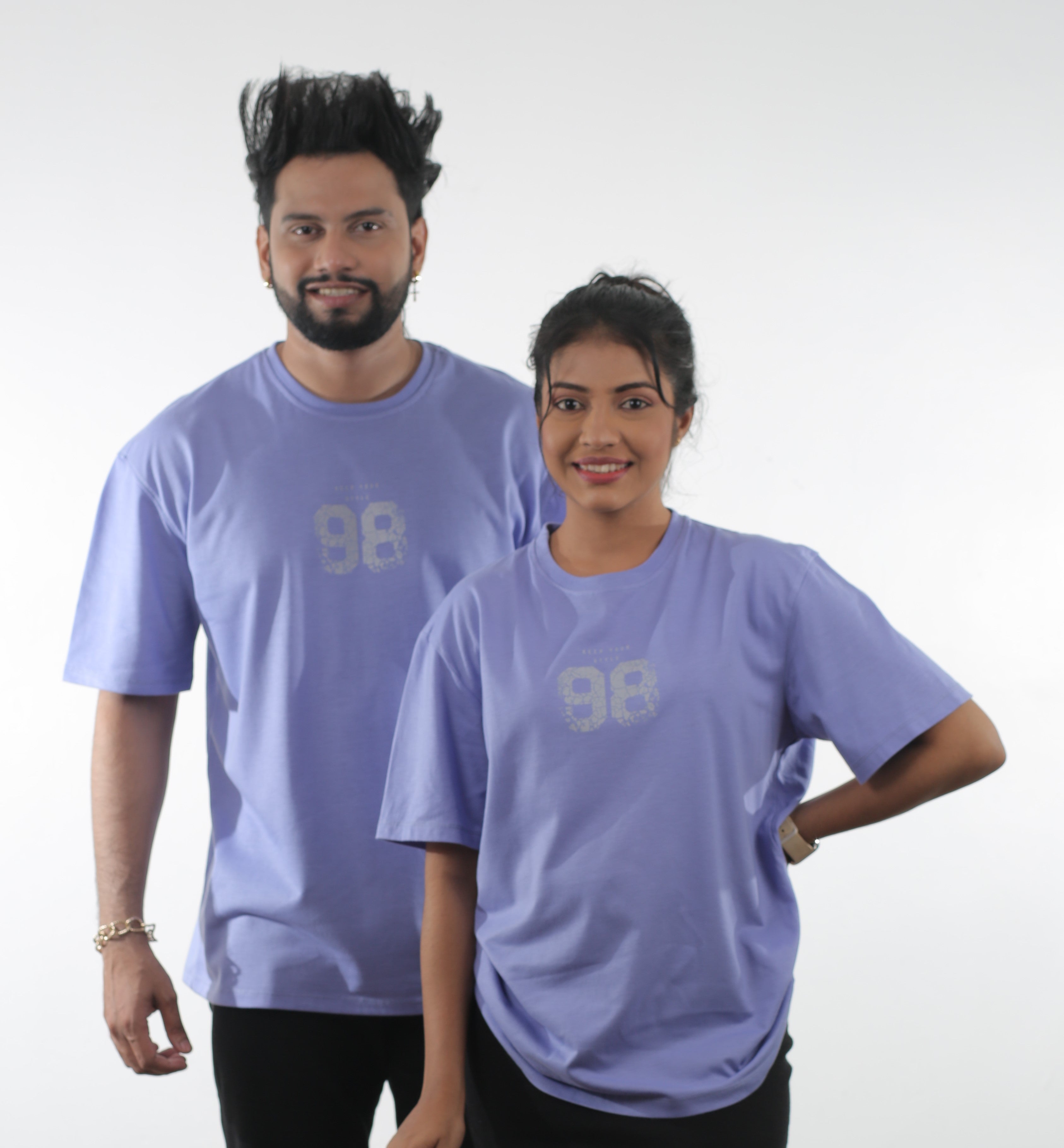 98 Floral Unisex Oversized Tee