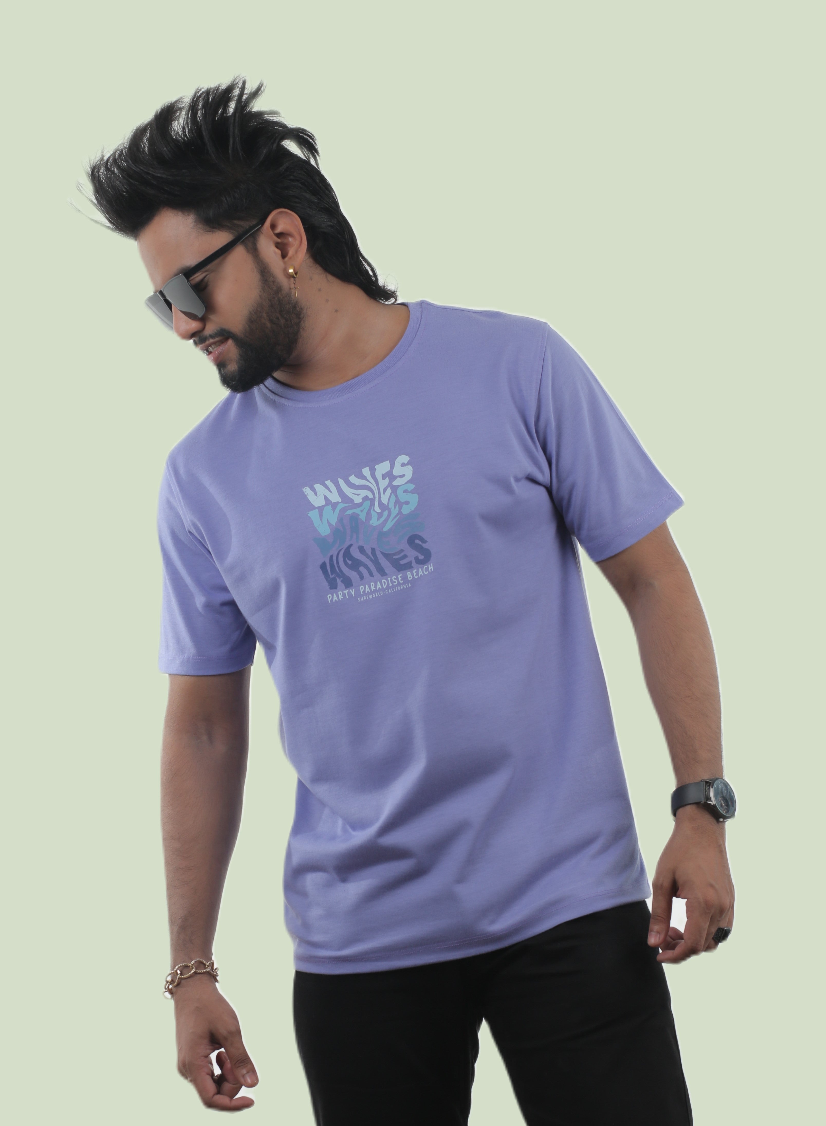 Wave Illusion Graphic Unisex Tee