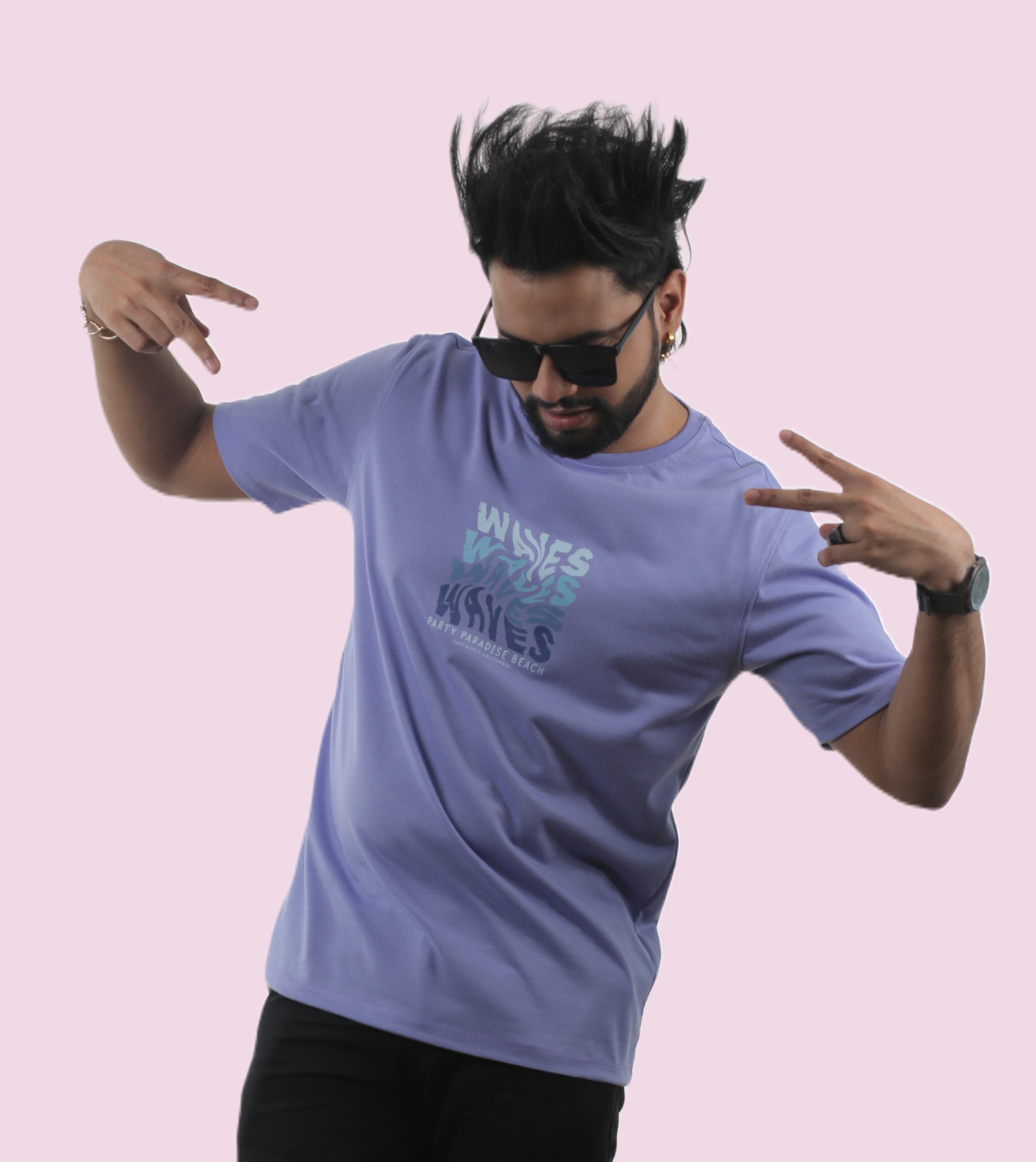Wave Illusion Graphic Unisex Tee