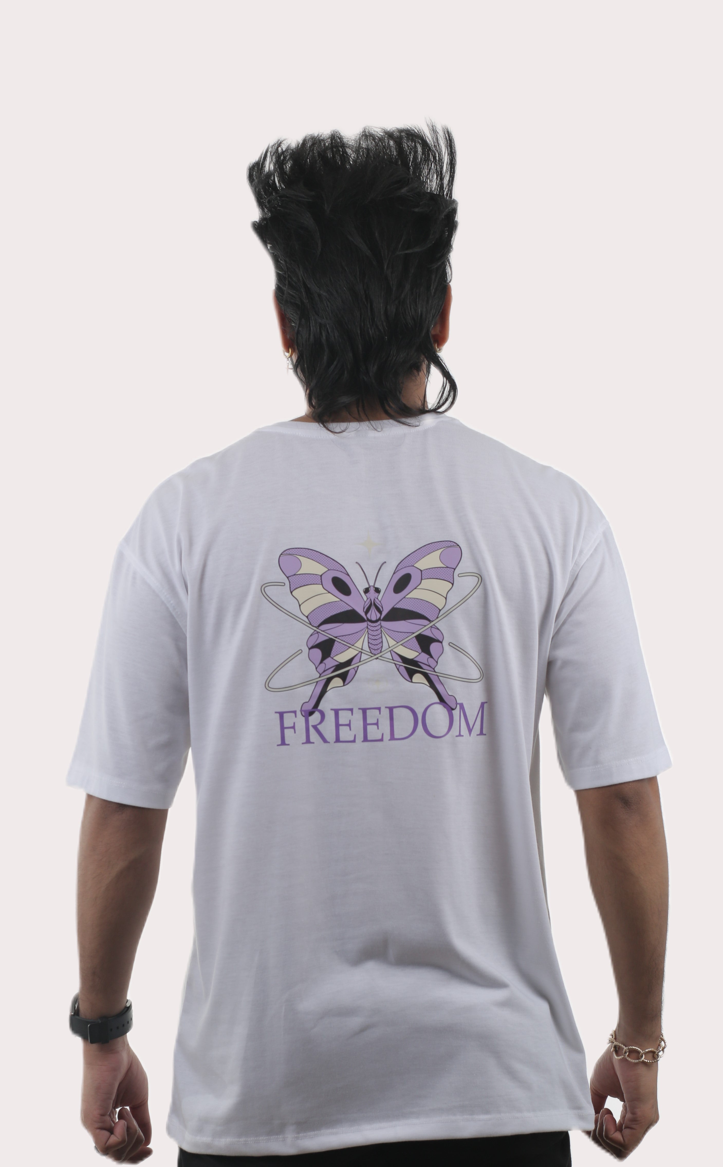 Freedom Butterfly Unisex Oversized Tee