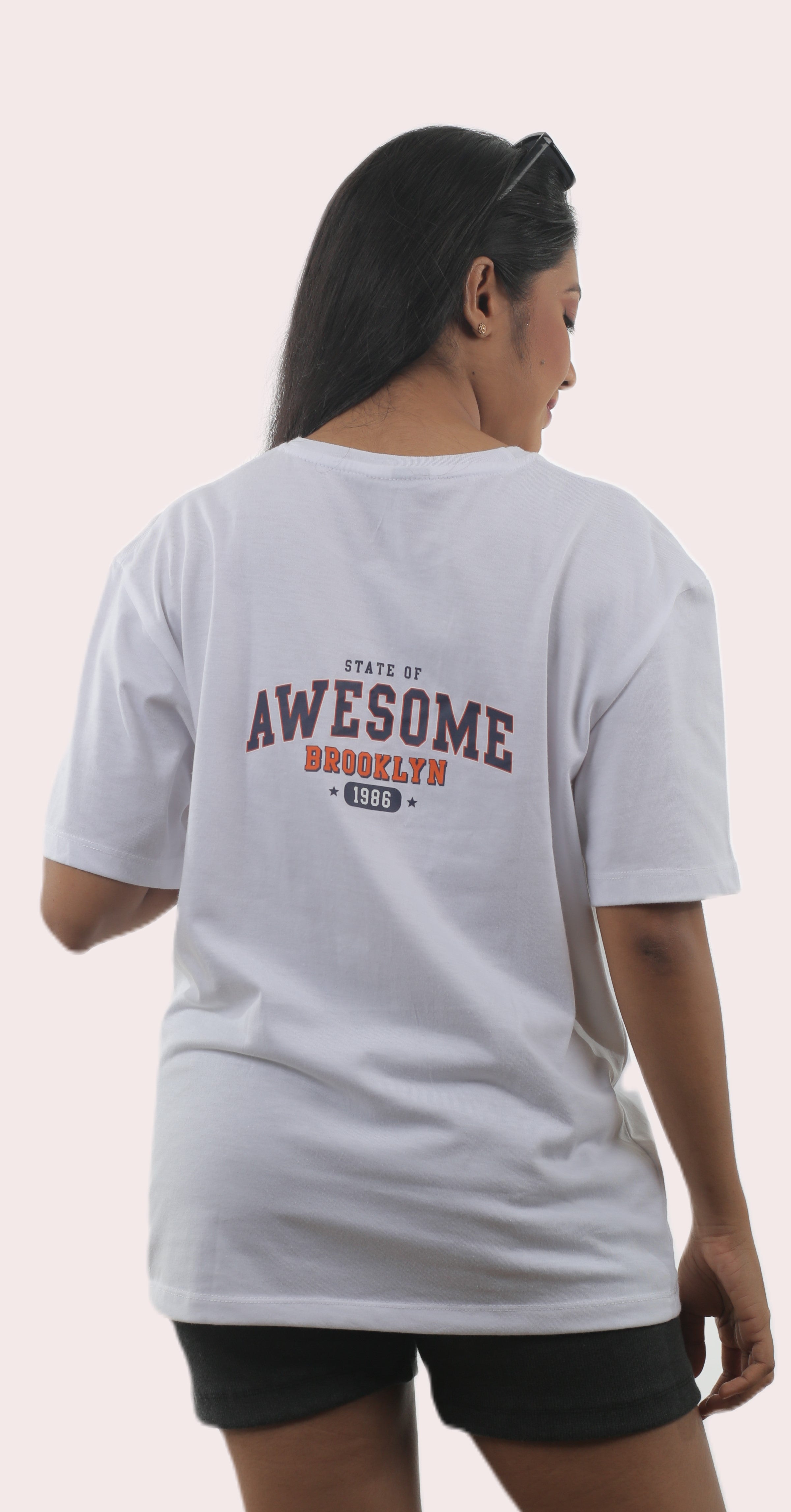 Awesome Brooklyn Unisex Oversized Tee