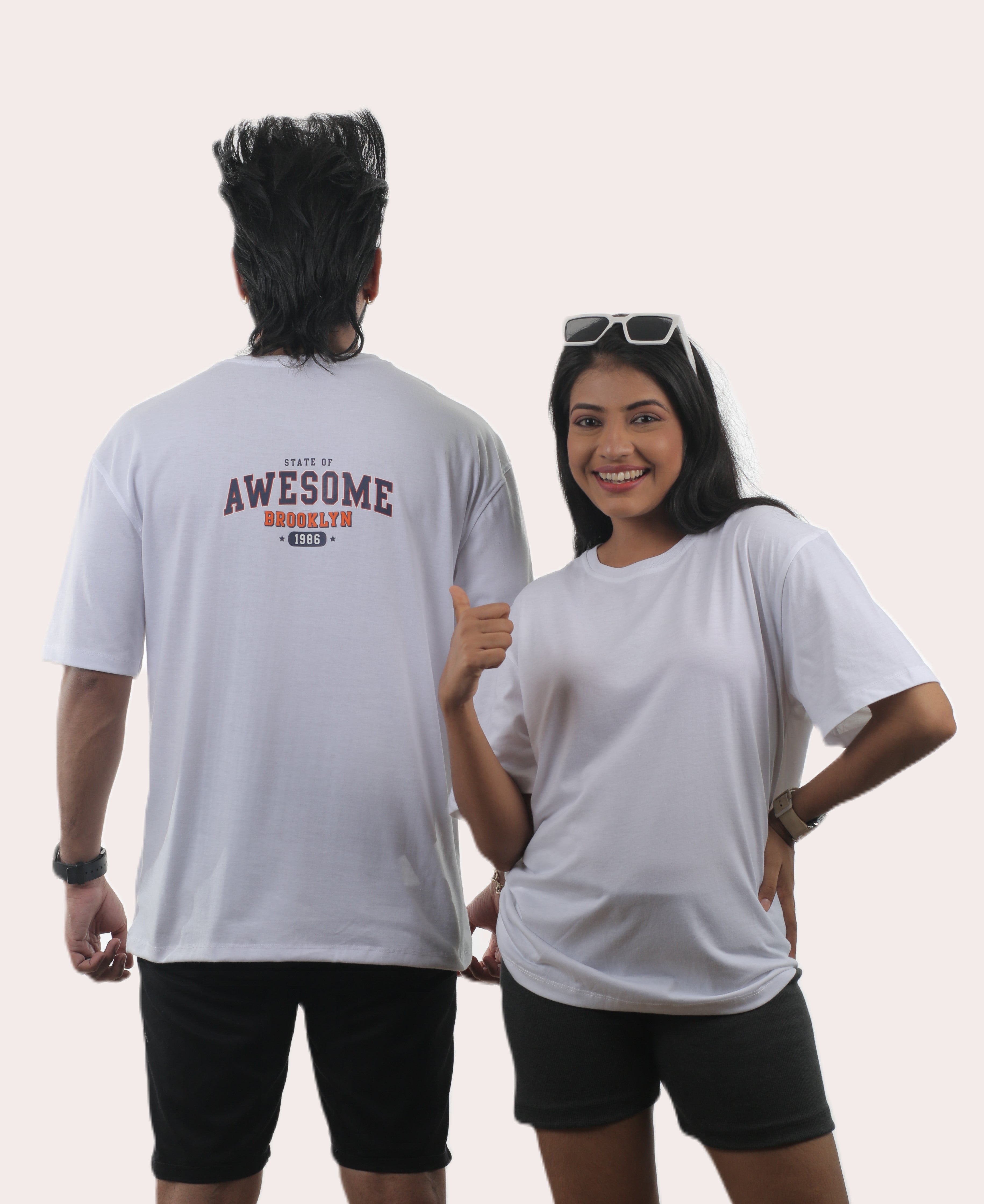 Awesome Brooklyn Unisex Oversized Tee