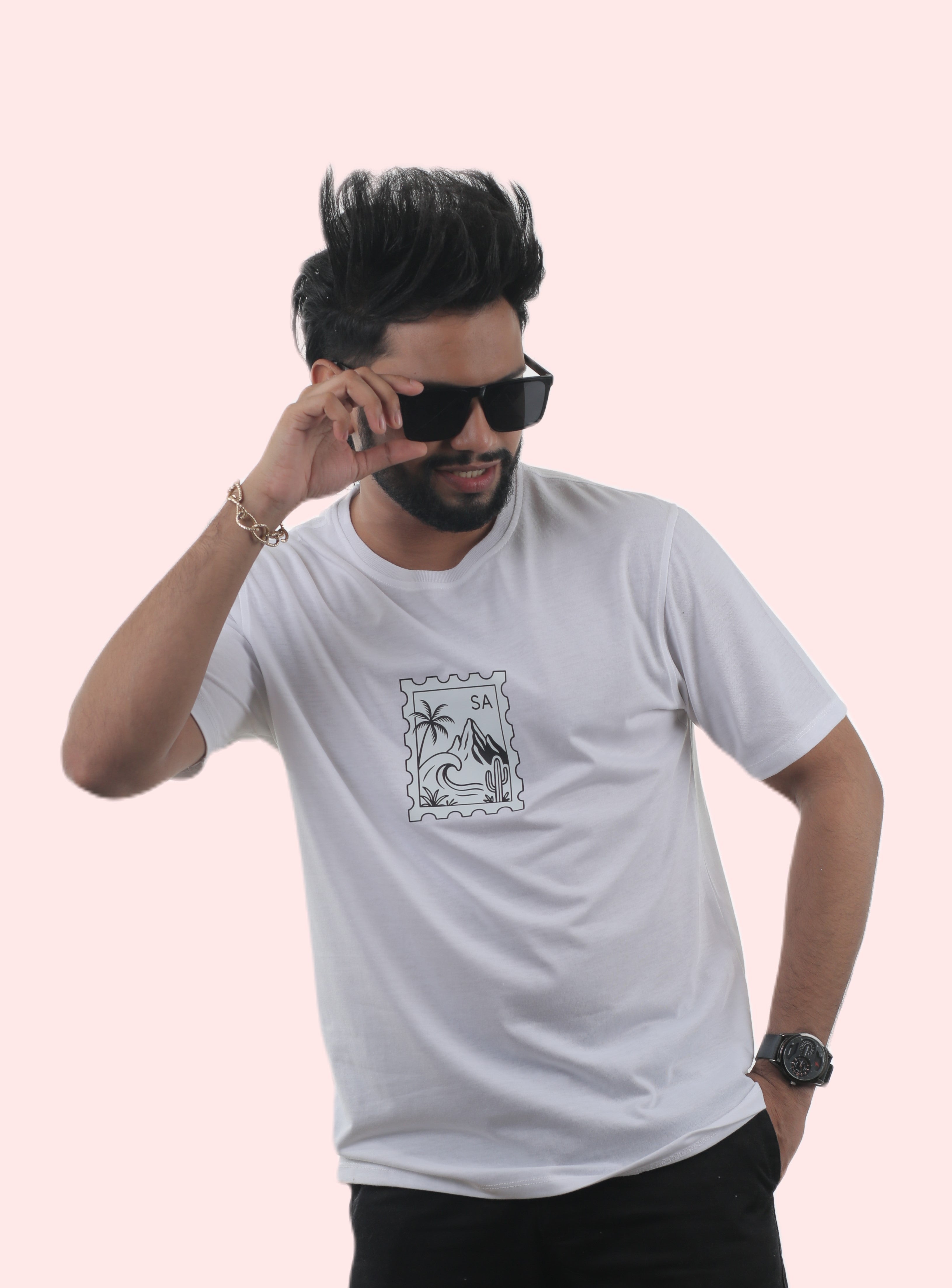 Desert Stamp Graphic Unisex Tee