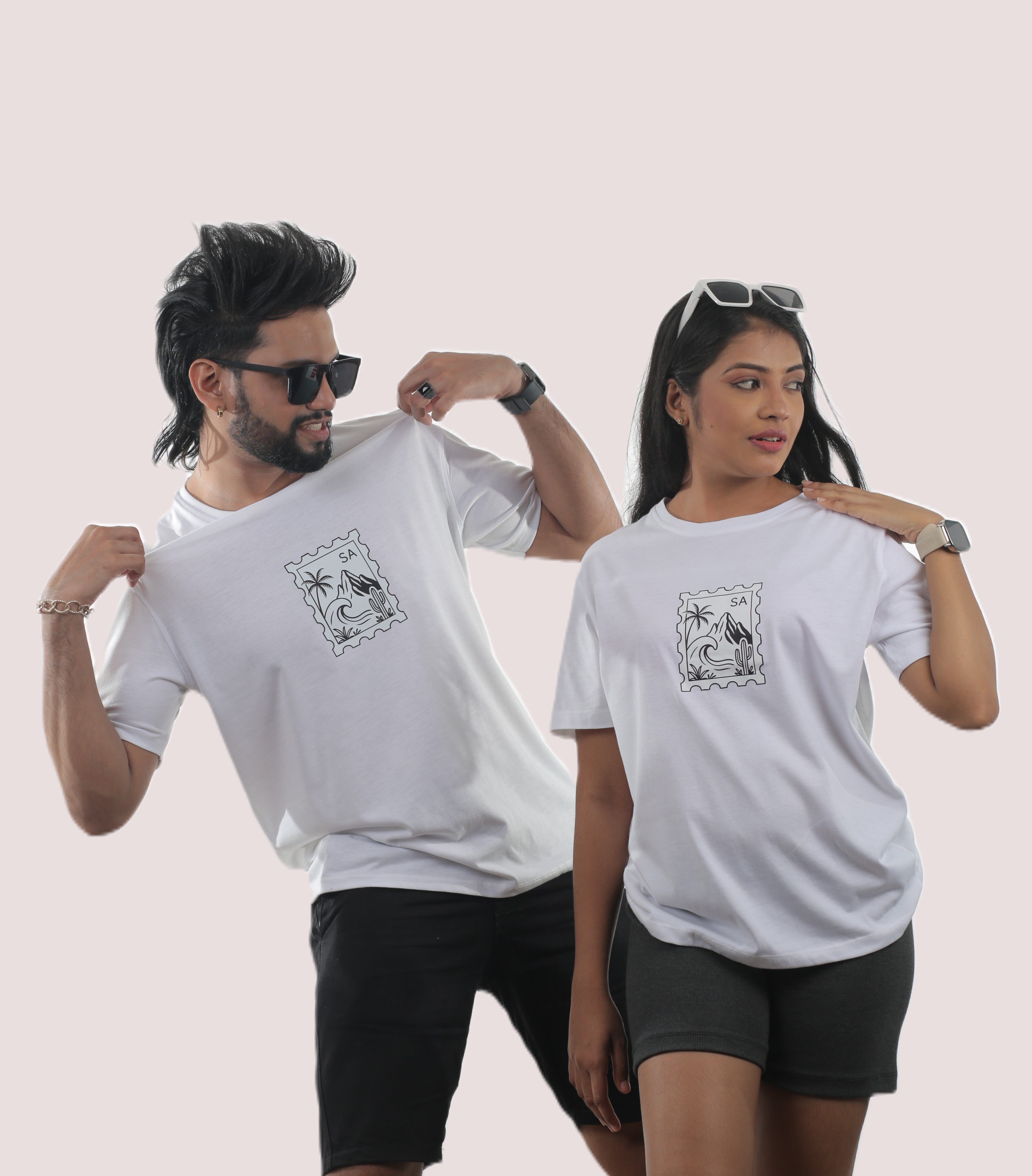 Desert Stamp Graphic Unisex Tee