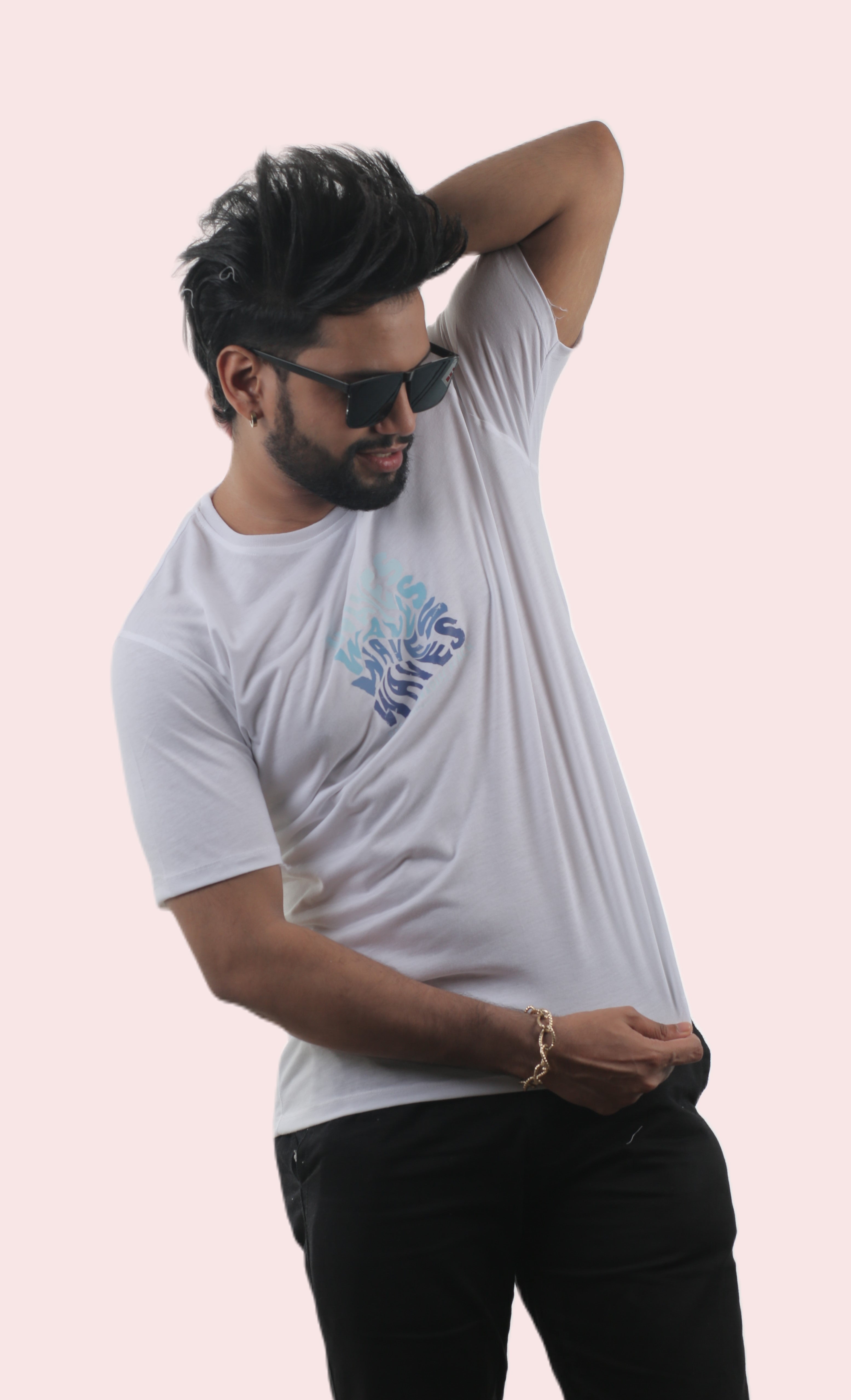 Wave Illusion Graphic Unisex Tee