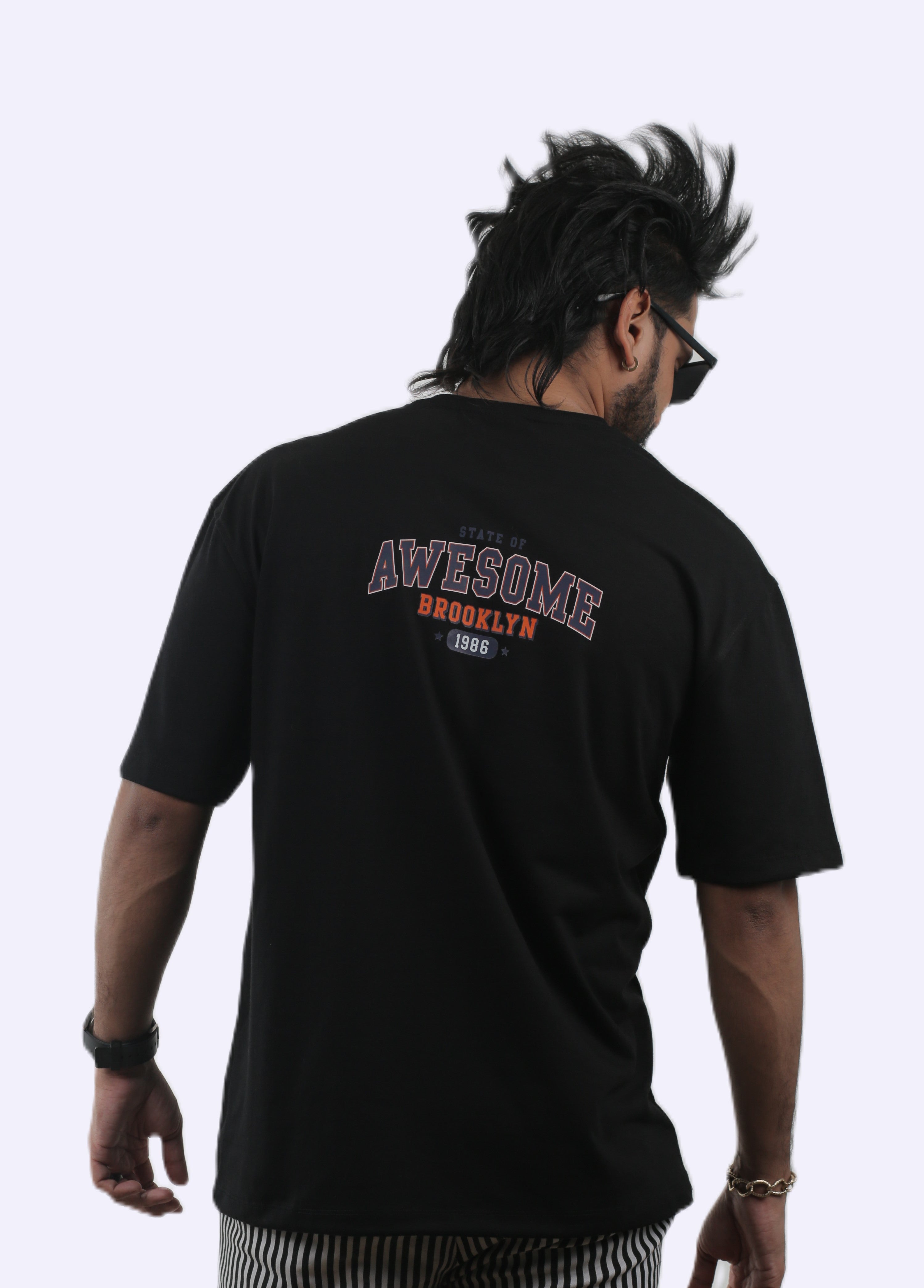 Awesome Brooklyn Unisex Oversized Tee