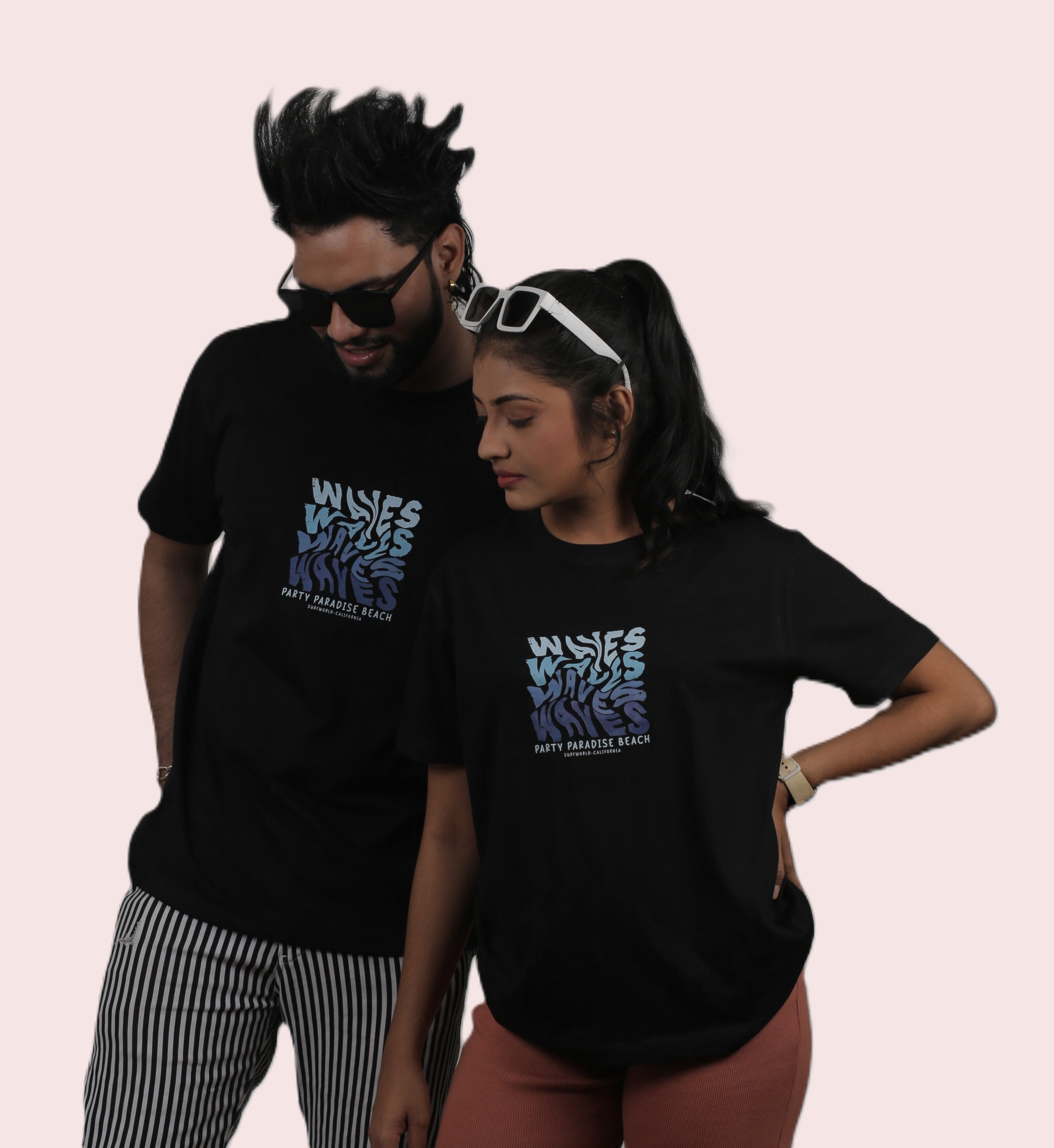 Wave Illusion Graphic Unisex Tee