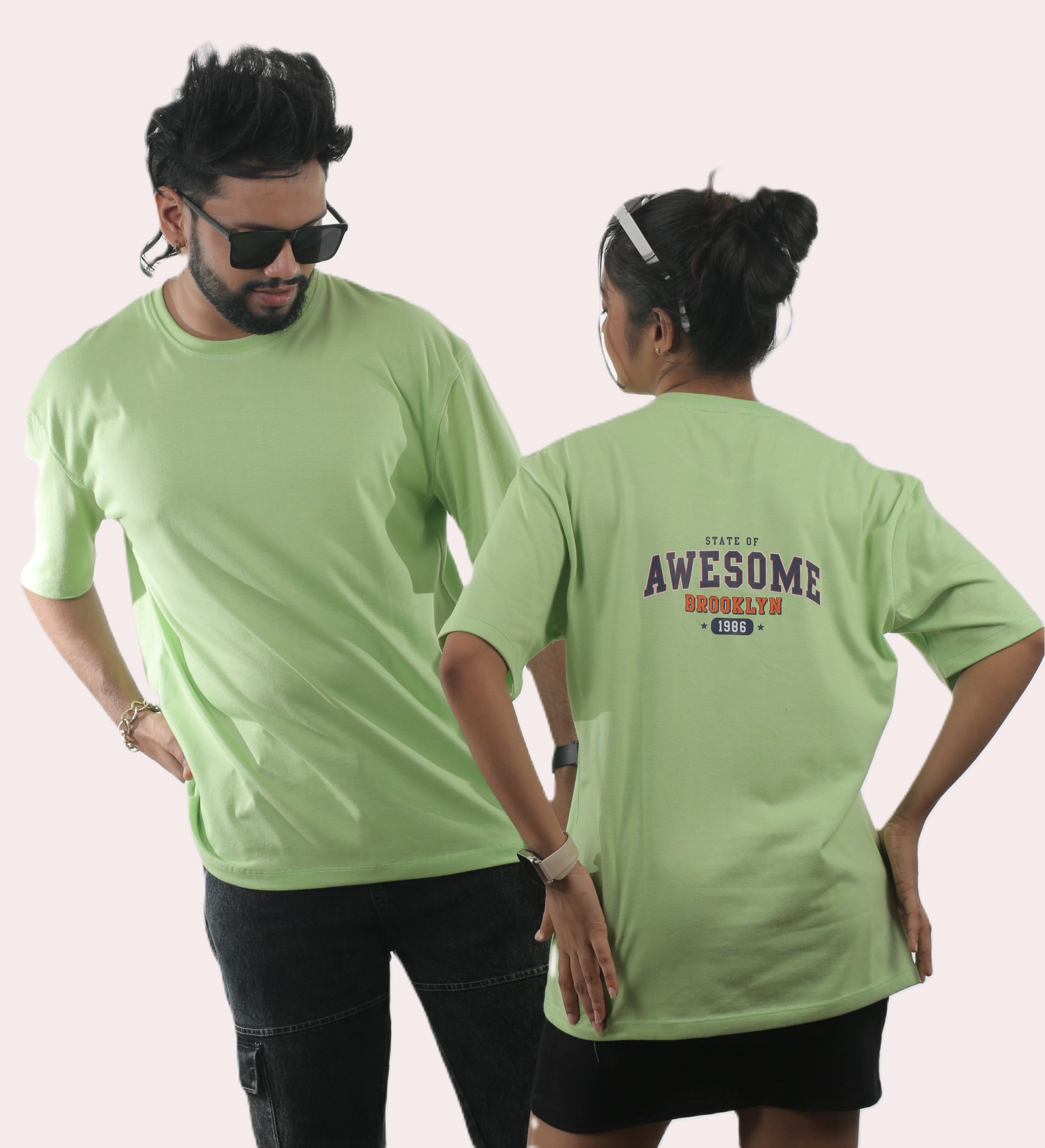 Awesome Brooklyn Unisex Oversized Tee