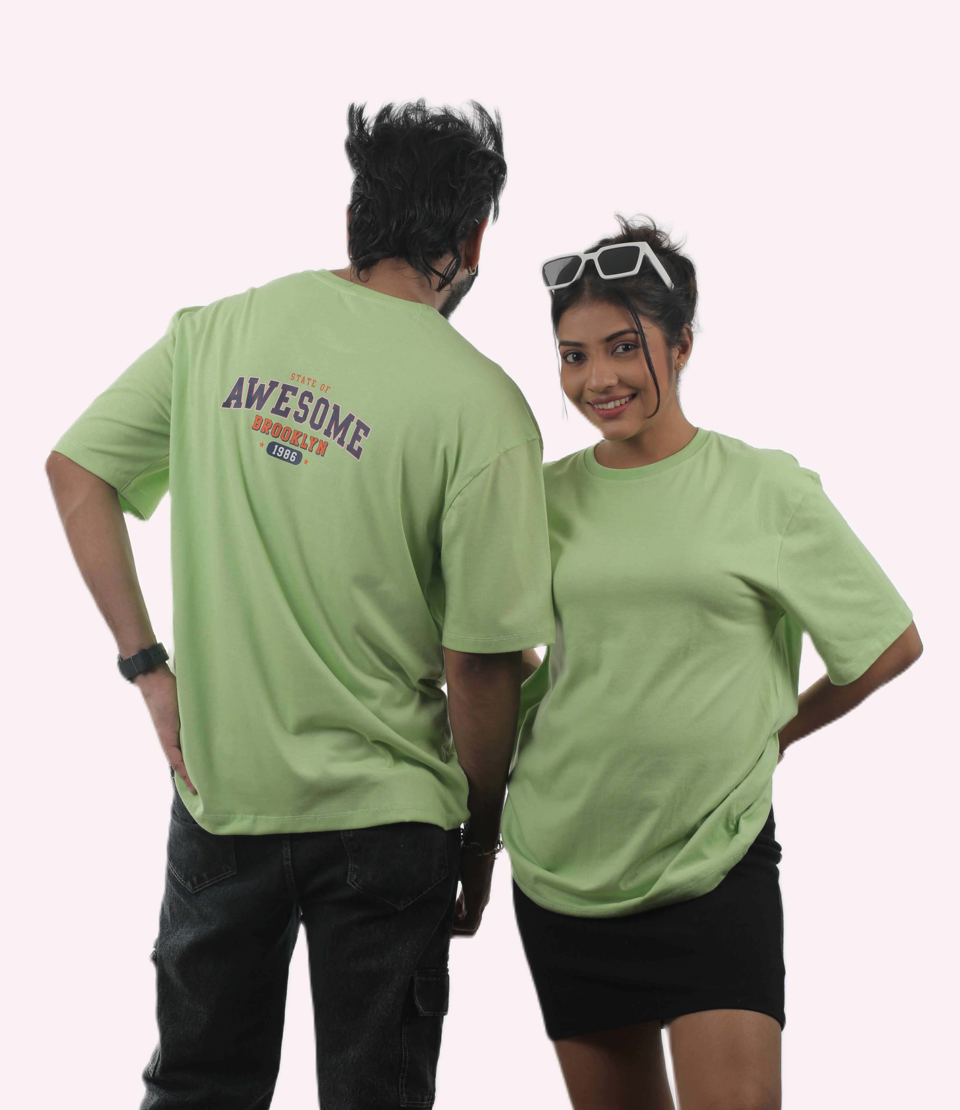 Awesome Brooklyn Unisex Oversized Tee