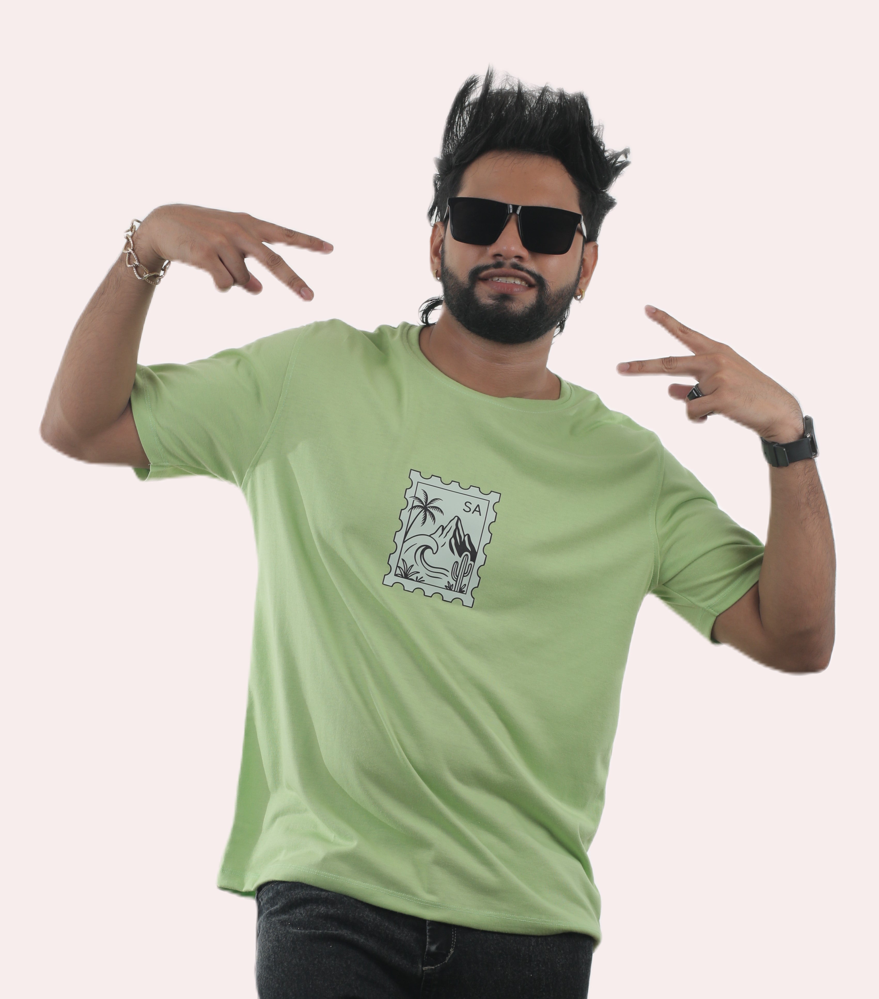 Desert Stamp Graphic Unisex Tee