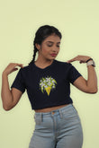 Flowers with Crop Top
