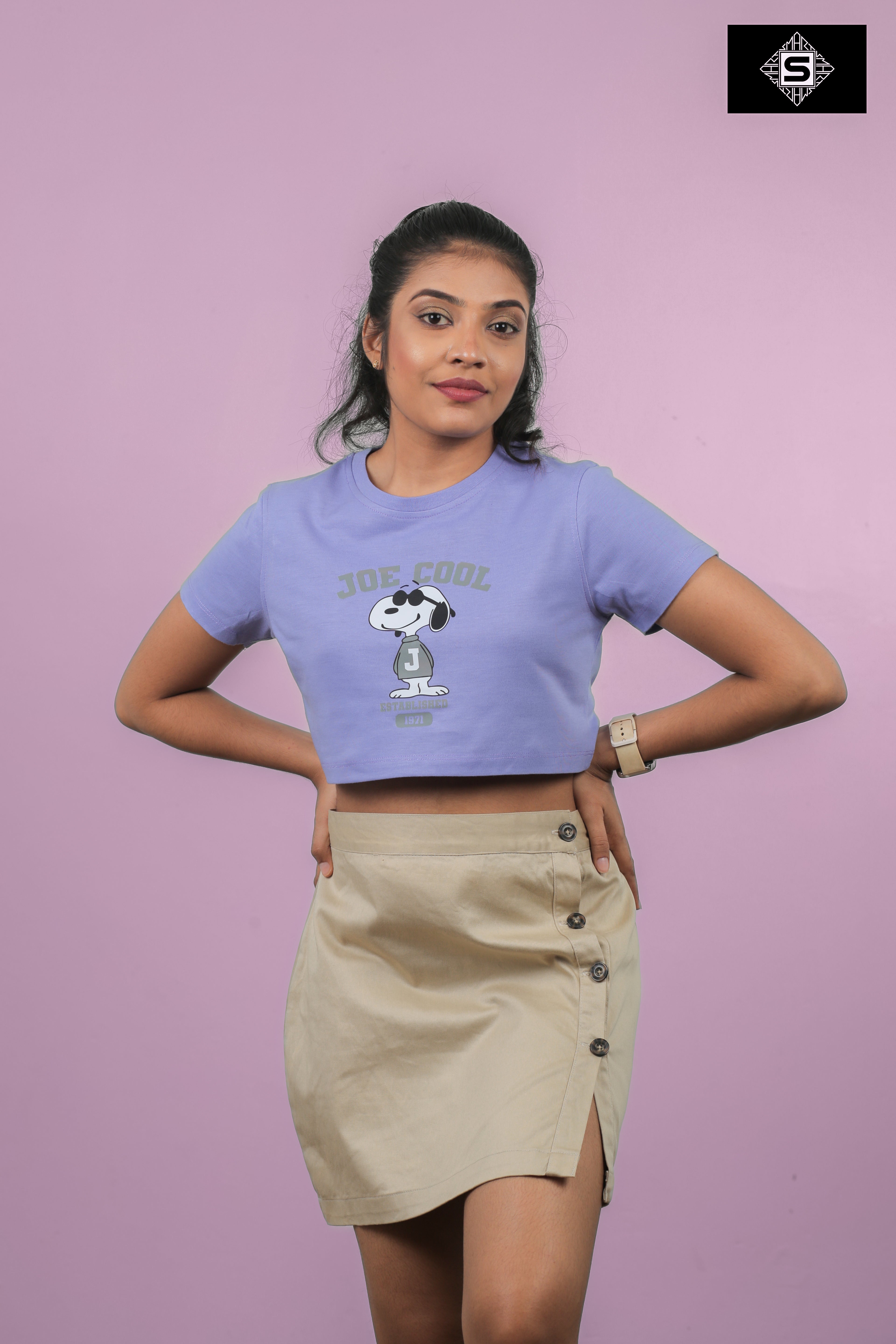Snoopy Joe Cool Crop Top