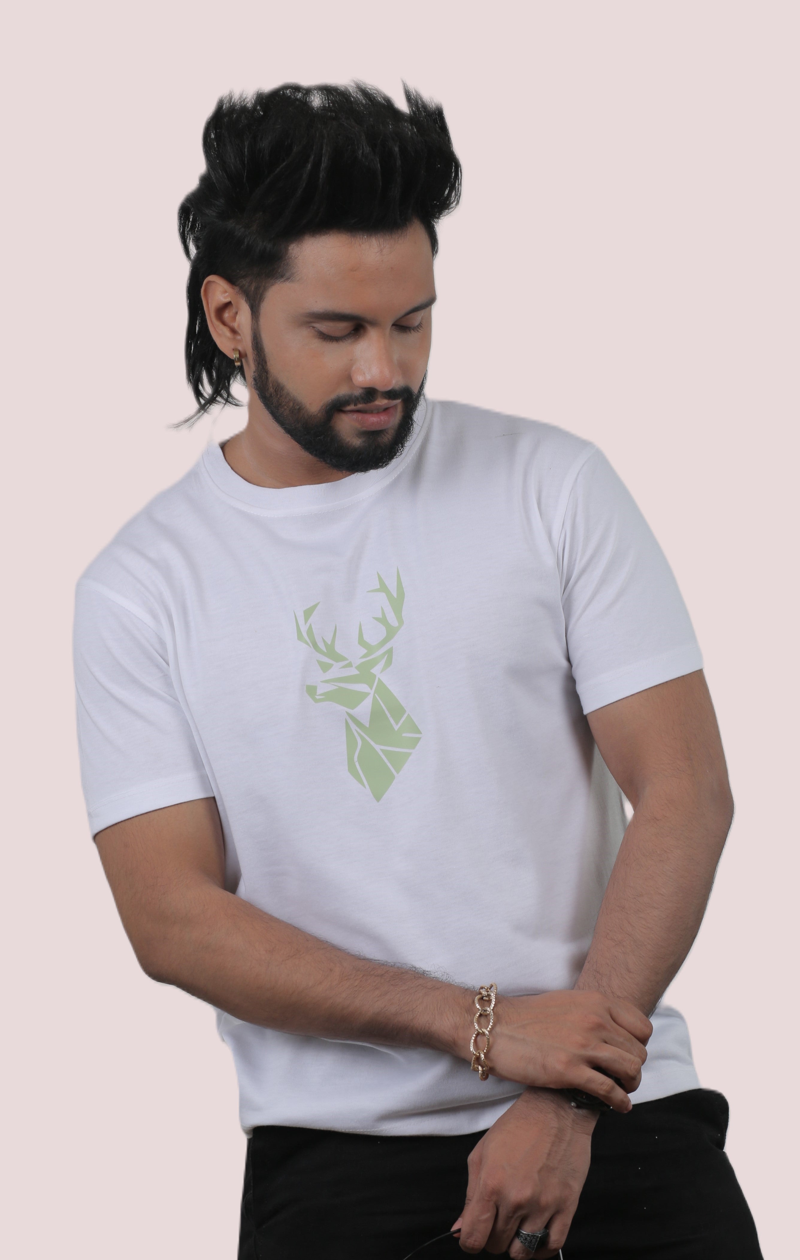 Geo Stag Graphic Tee
