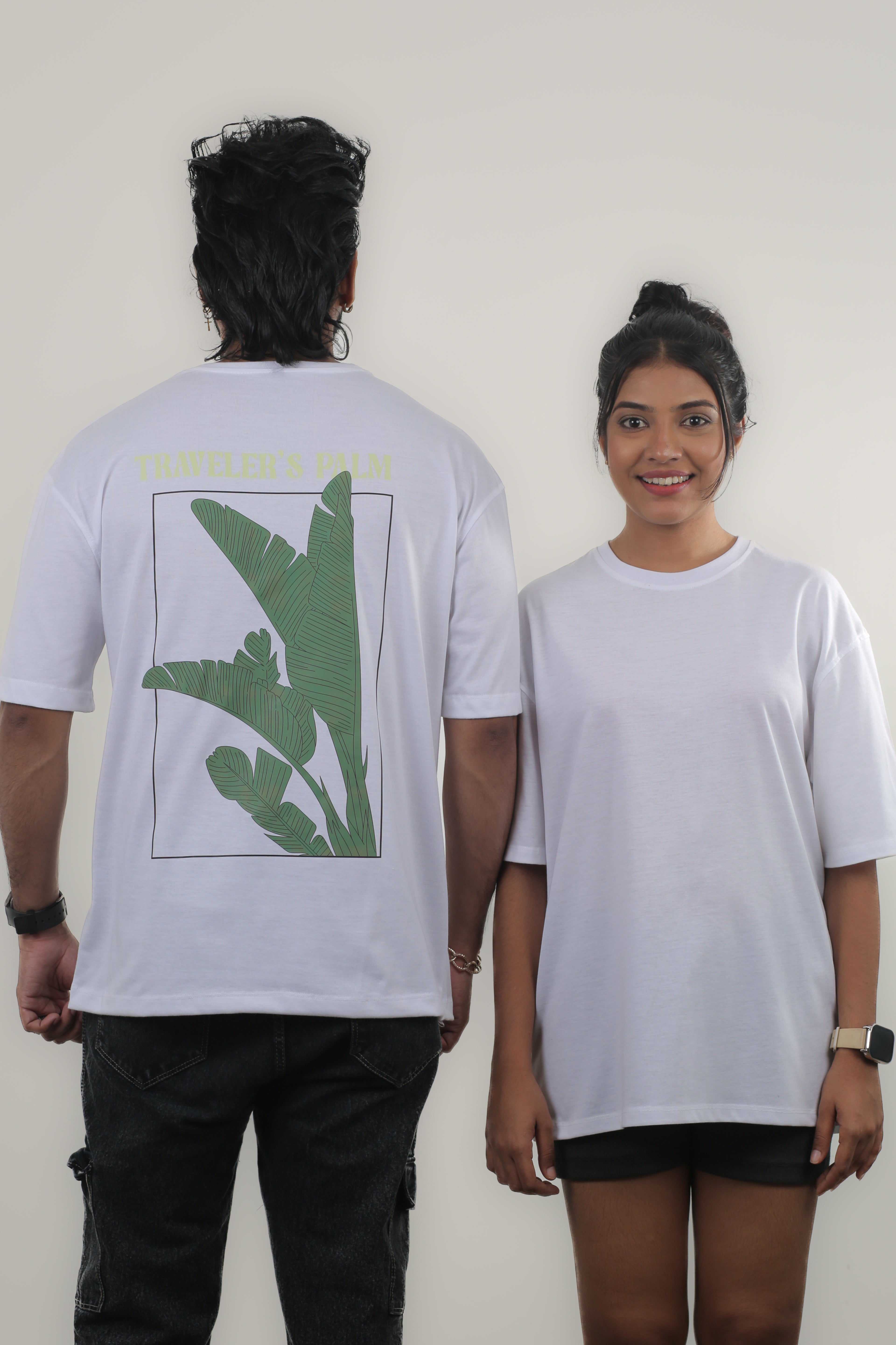 Traveler’s Palm Unisex Oversize Tee