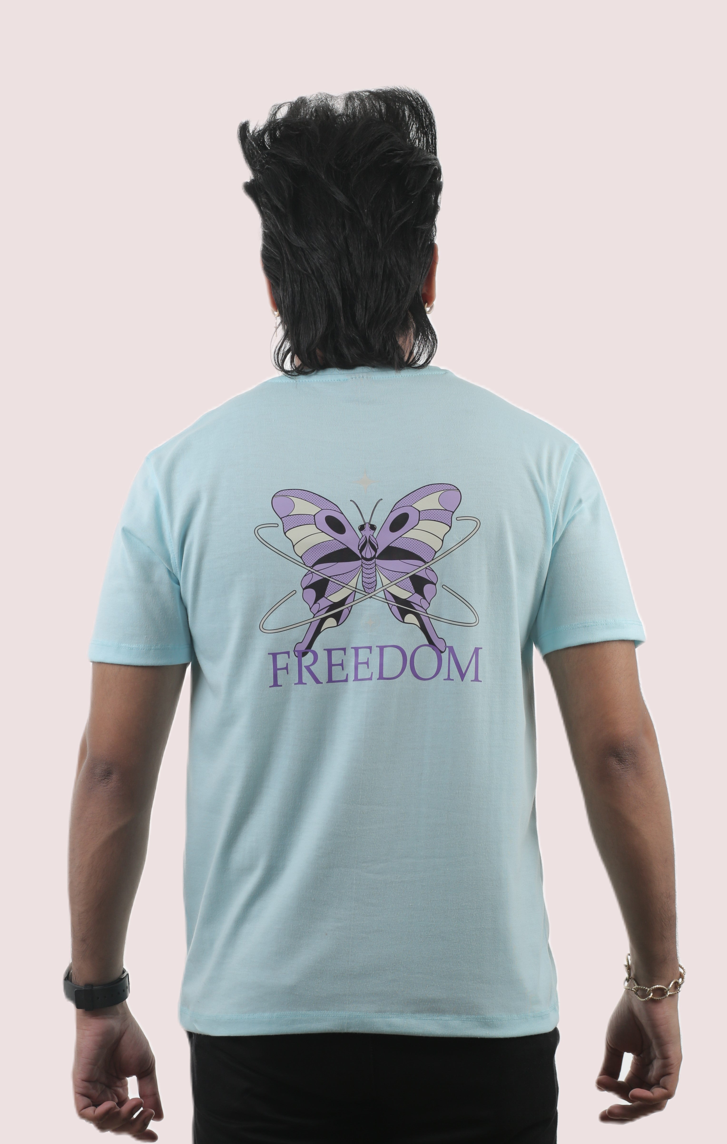 Freedom Butterfly Unisex Oversized Tee