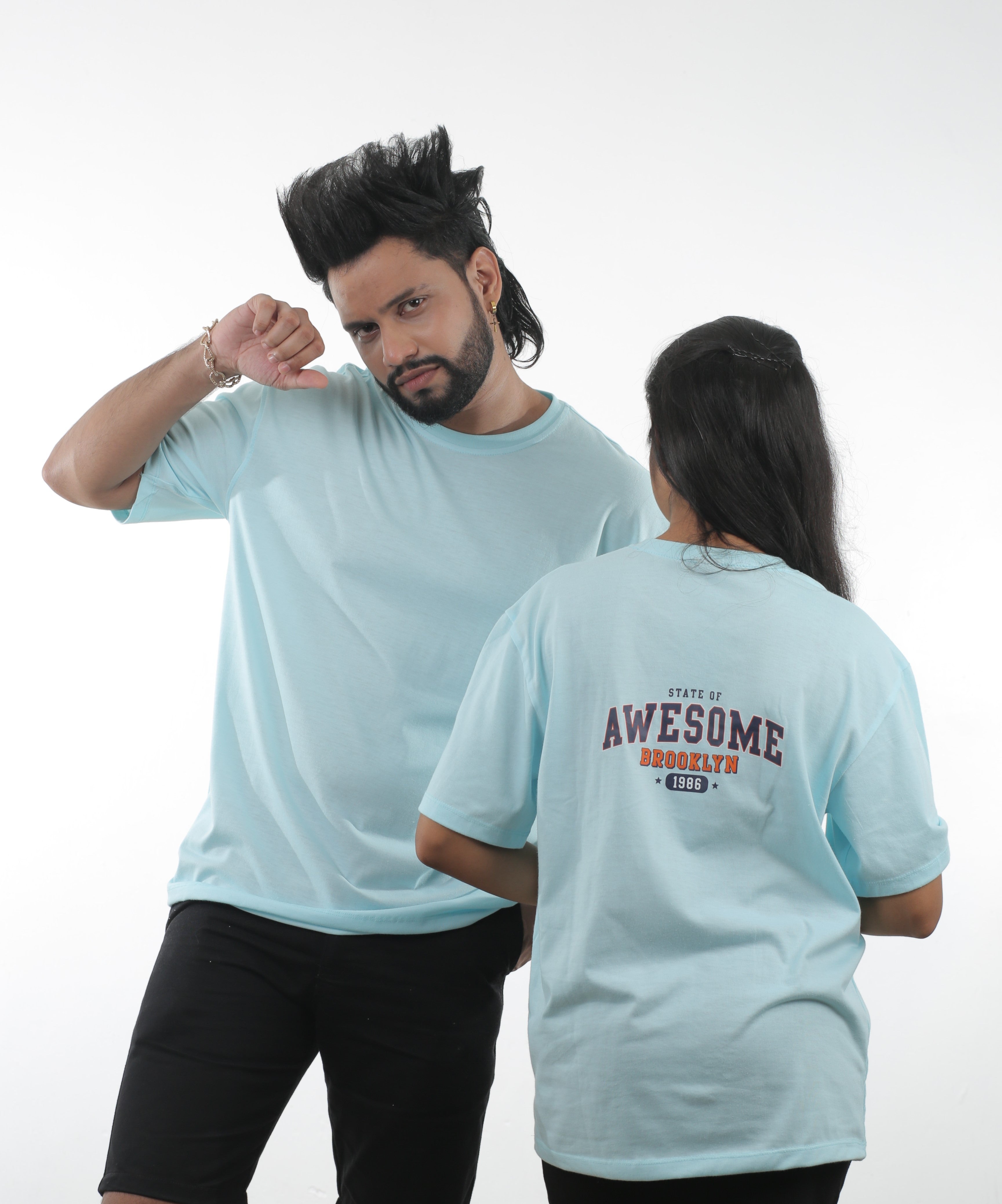 Awesome Brooklyn Unisex Oversized Tee