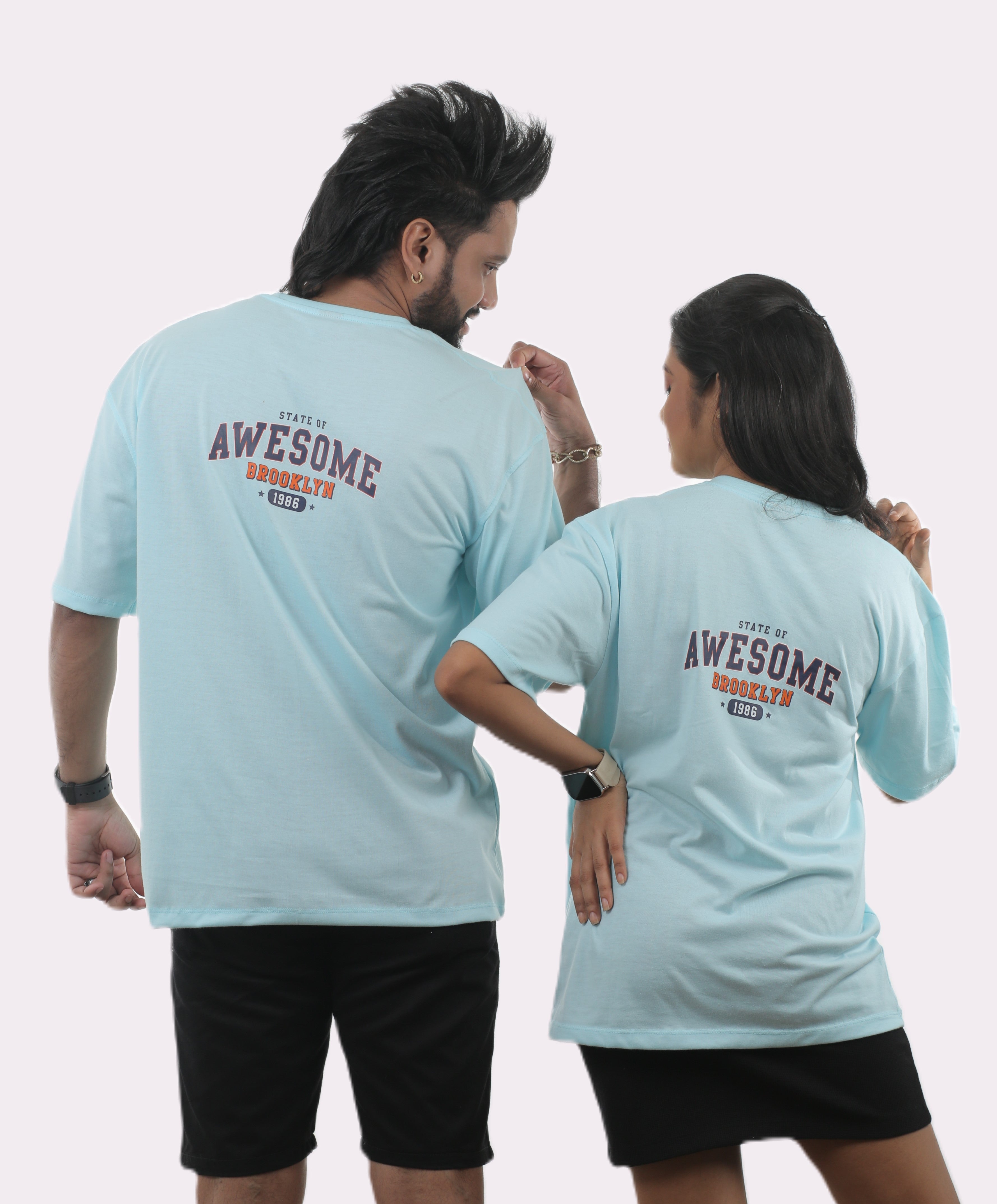 Awesome Brooklyn Unisex Oversized Tee