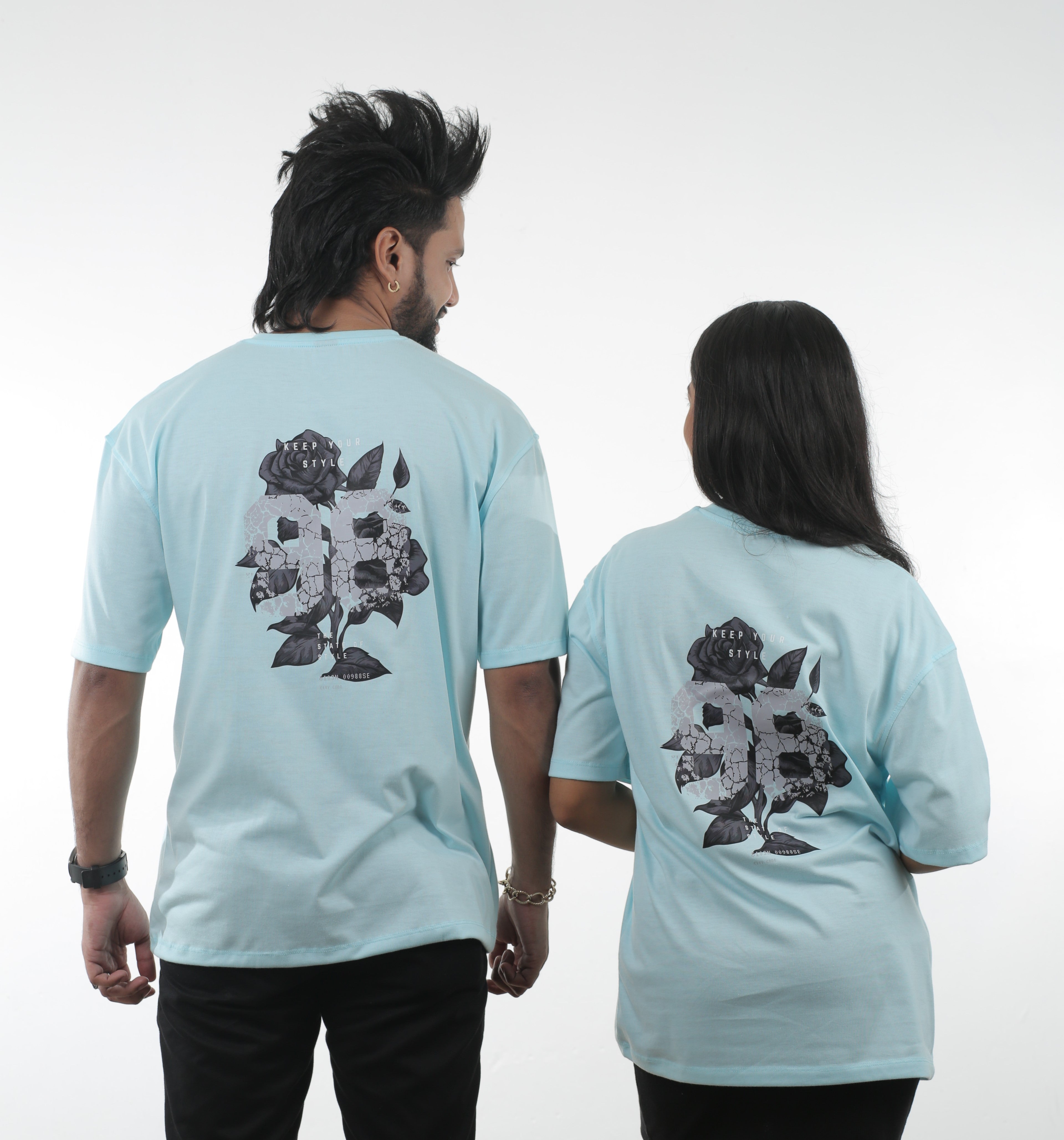98 Floral Unisex Oversized Tee