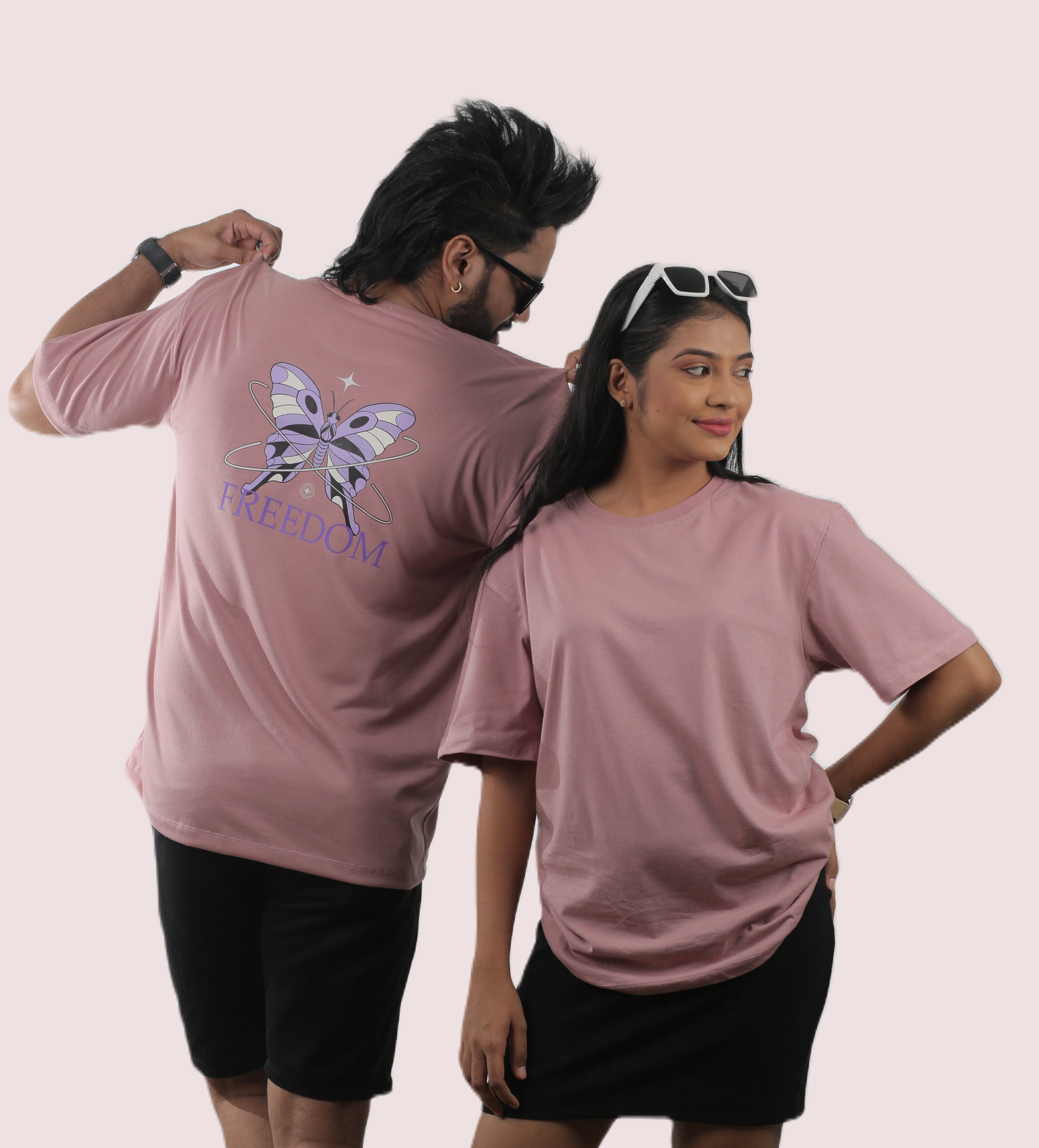 Freedom Butterfly Unisex Oversized Tee