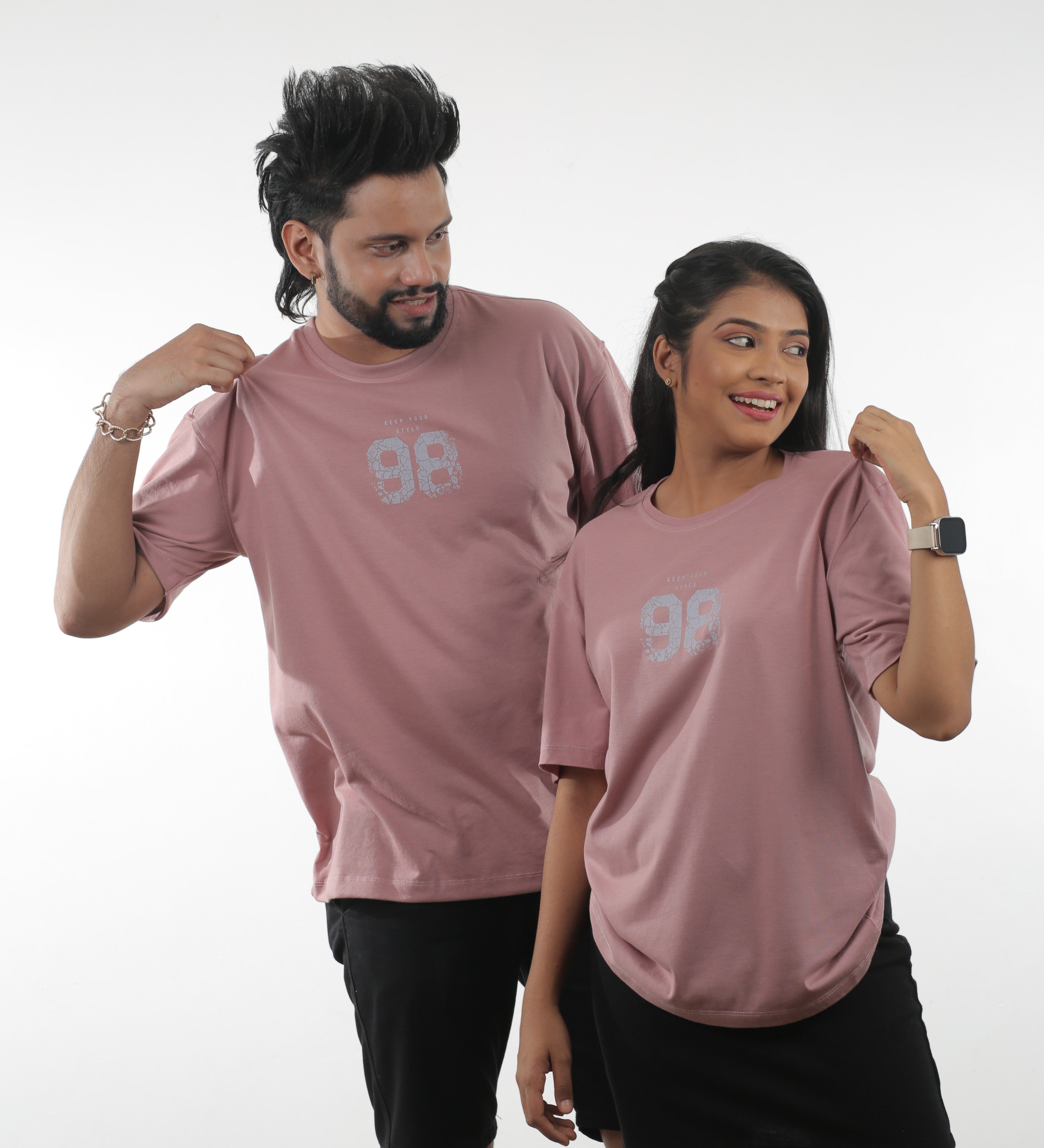 98 Floral Unisex Oversized Tee