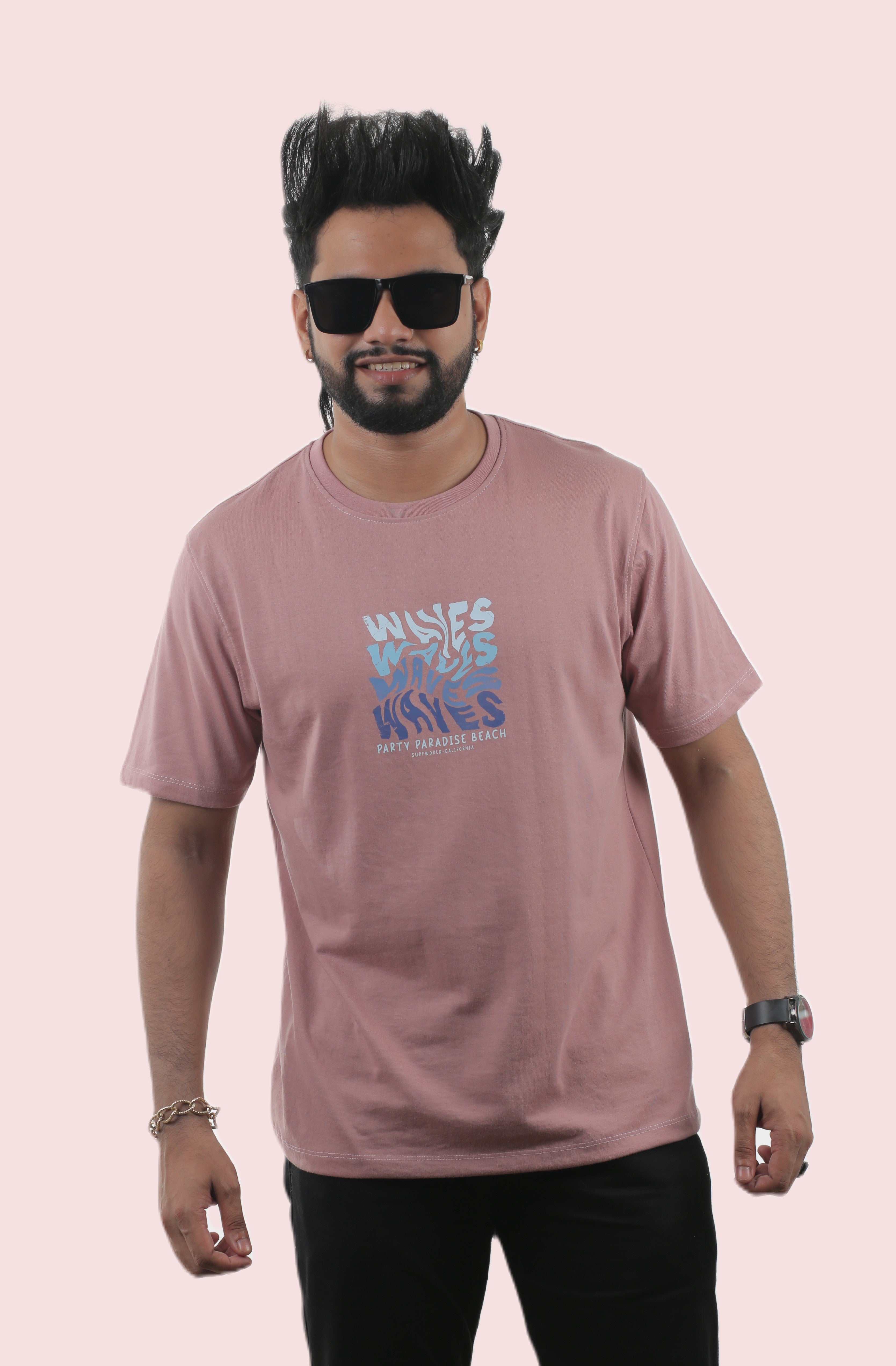 Wave Illusion Graphic Unisex Tee