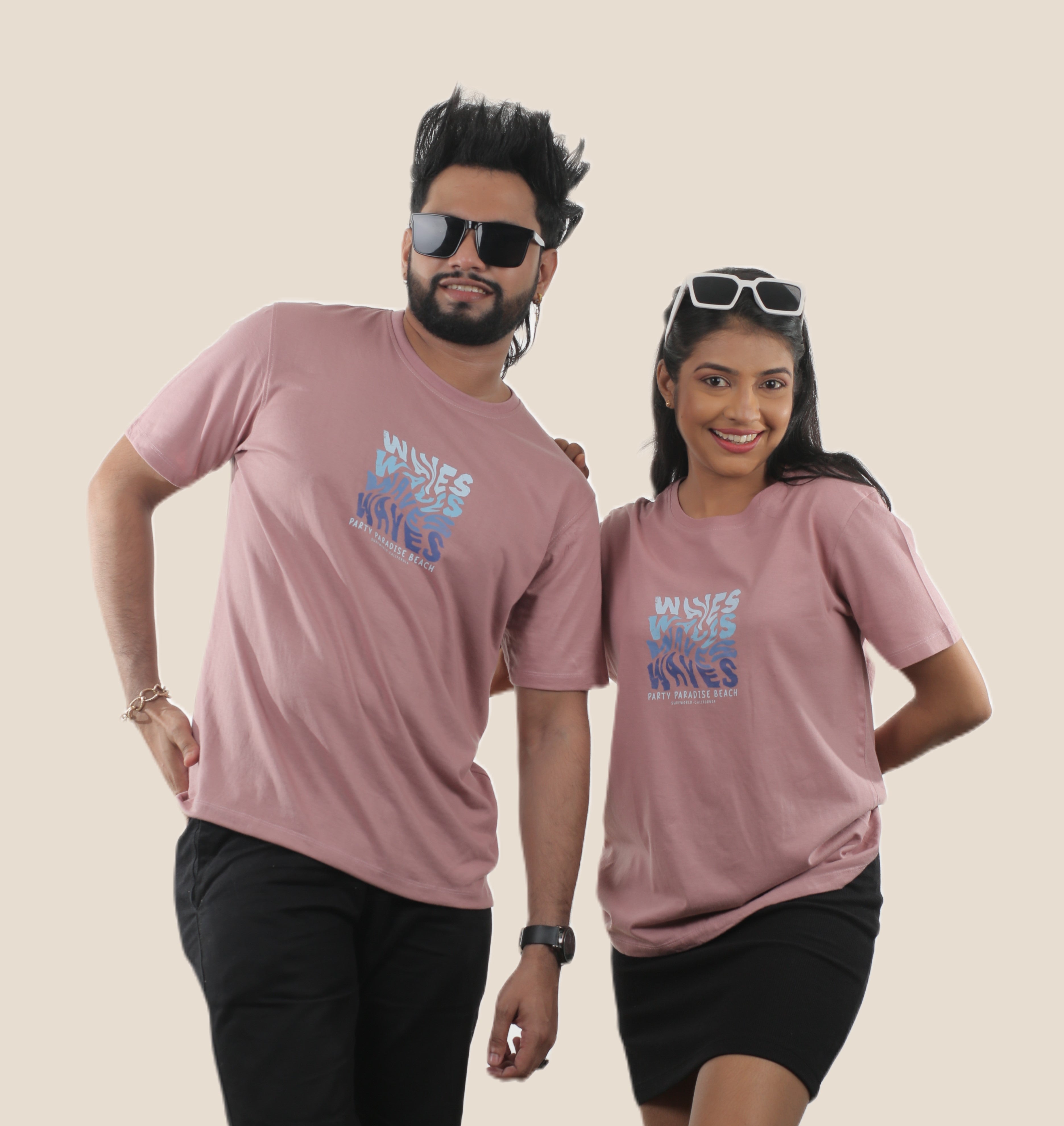 Wave Illusion Graphic Unisex Tee