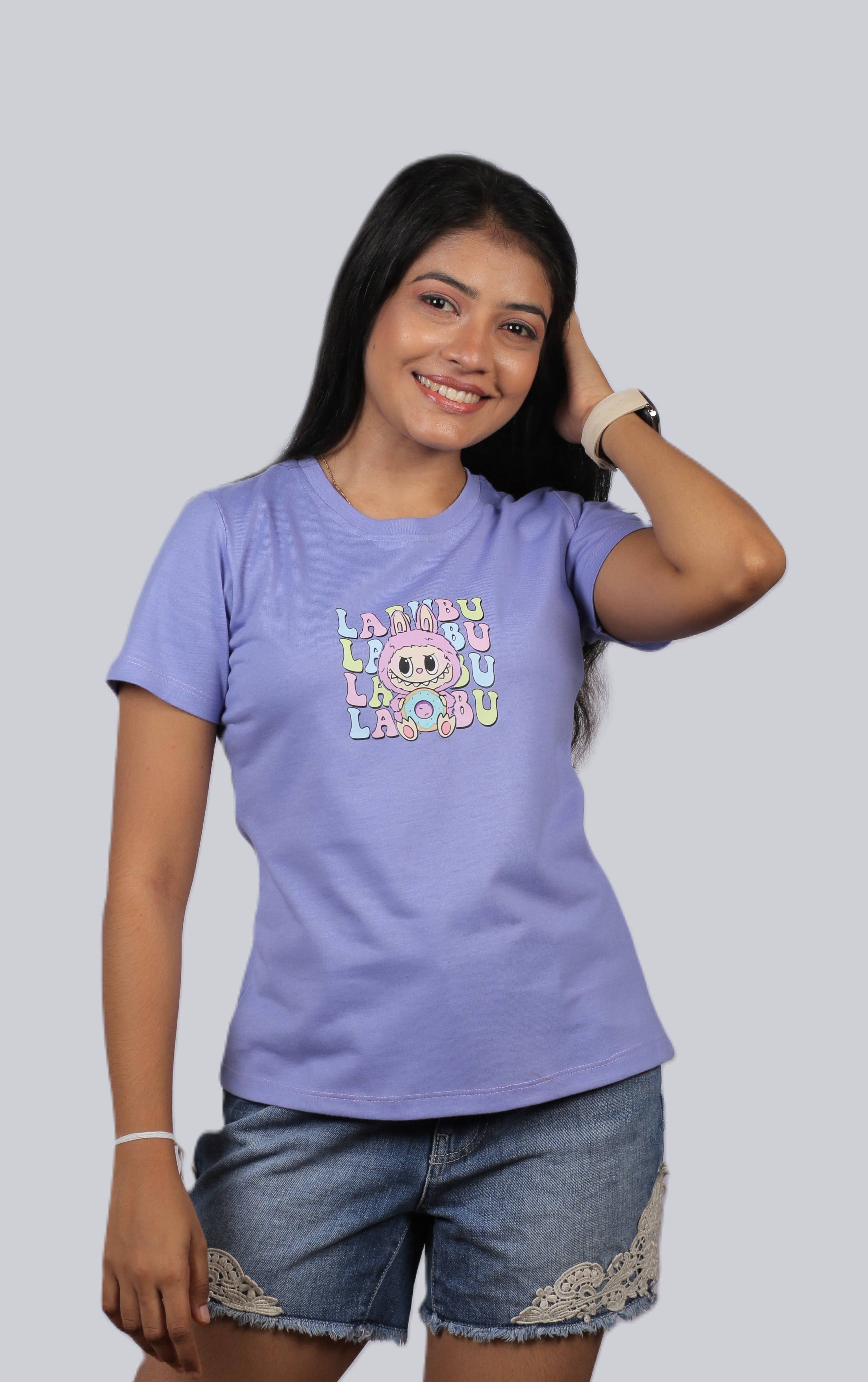 Lambu Bunny Graphic Ladies Tee