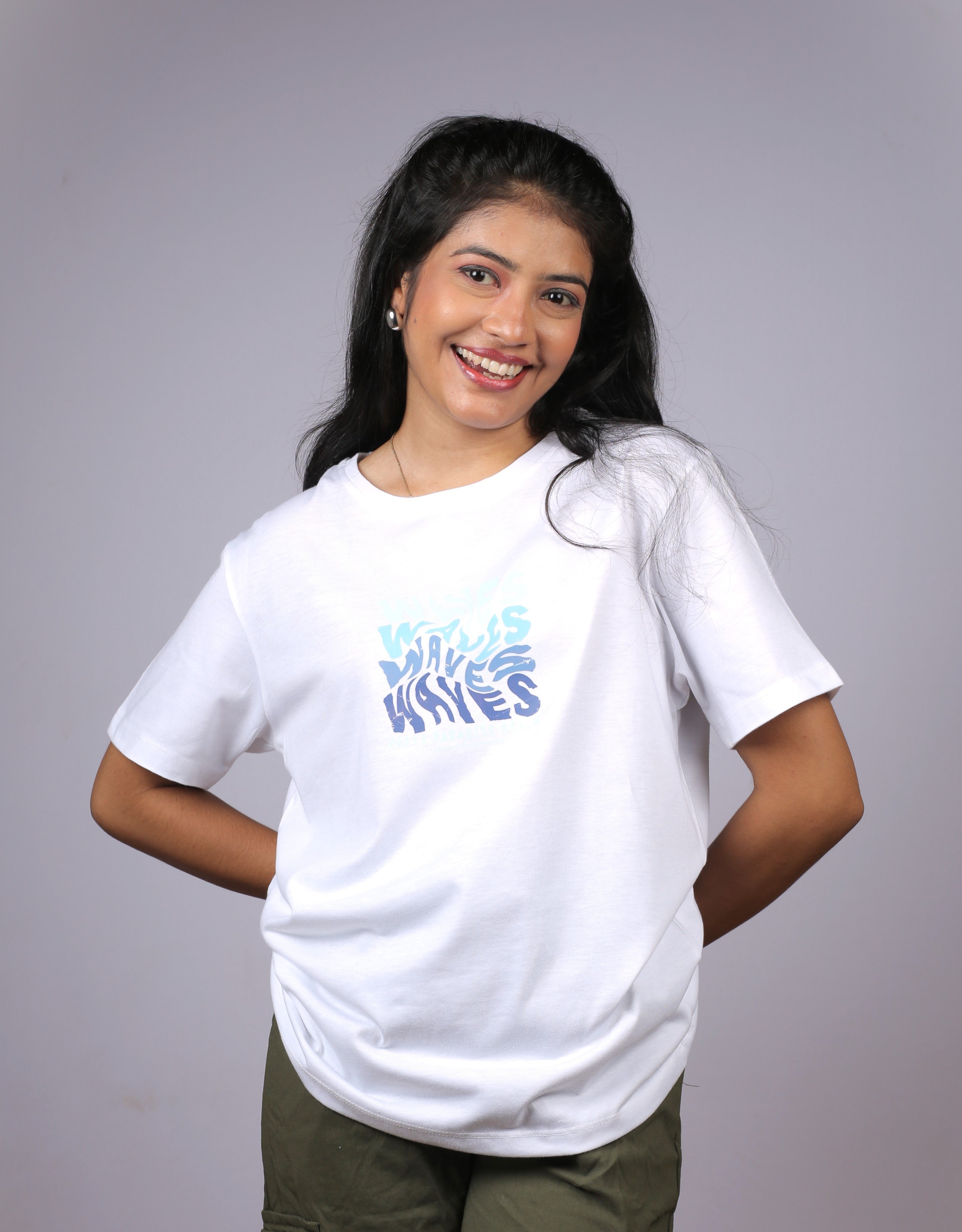 Wave Illusion Graphic Unisex Tee