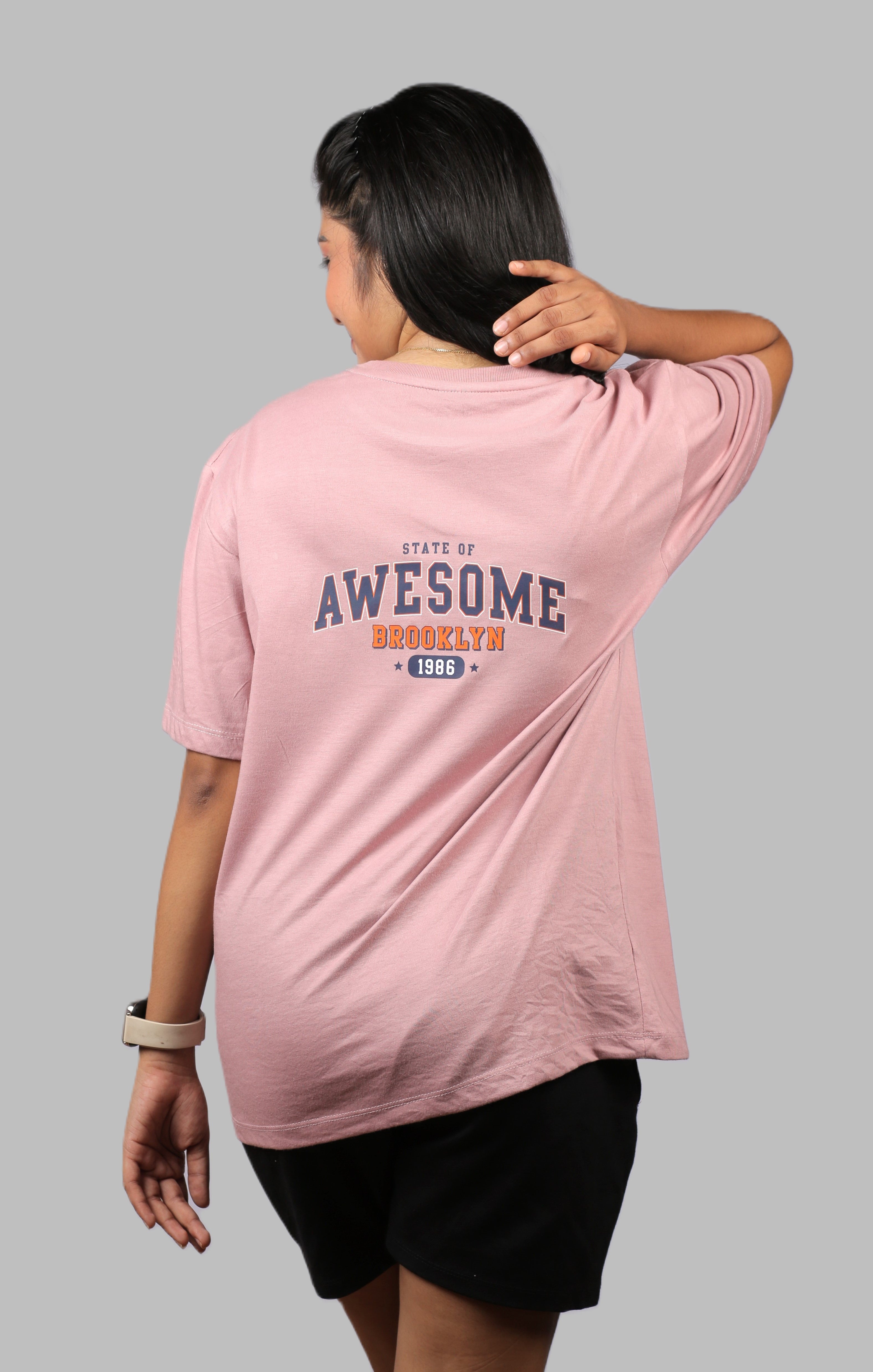 Awesome Brooklyn Unisex Oversized Tee