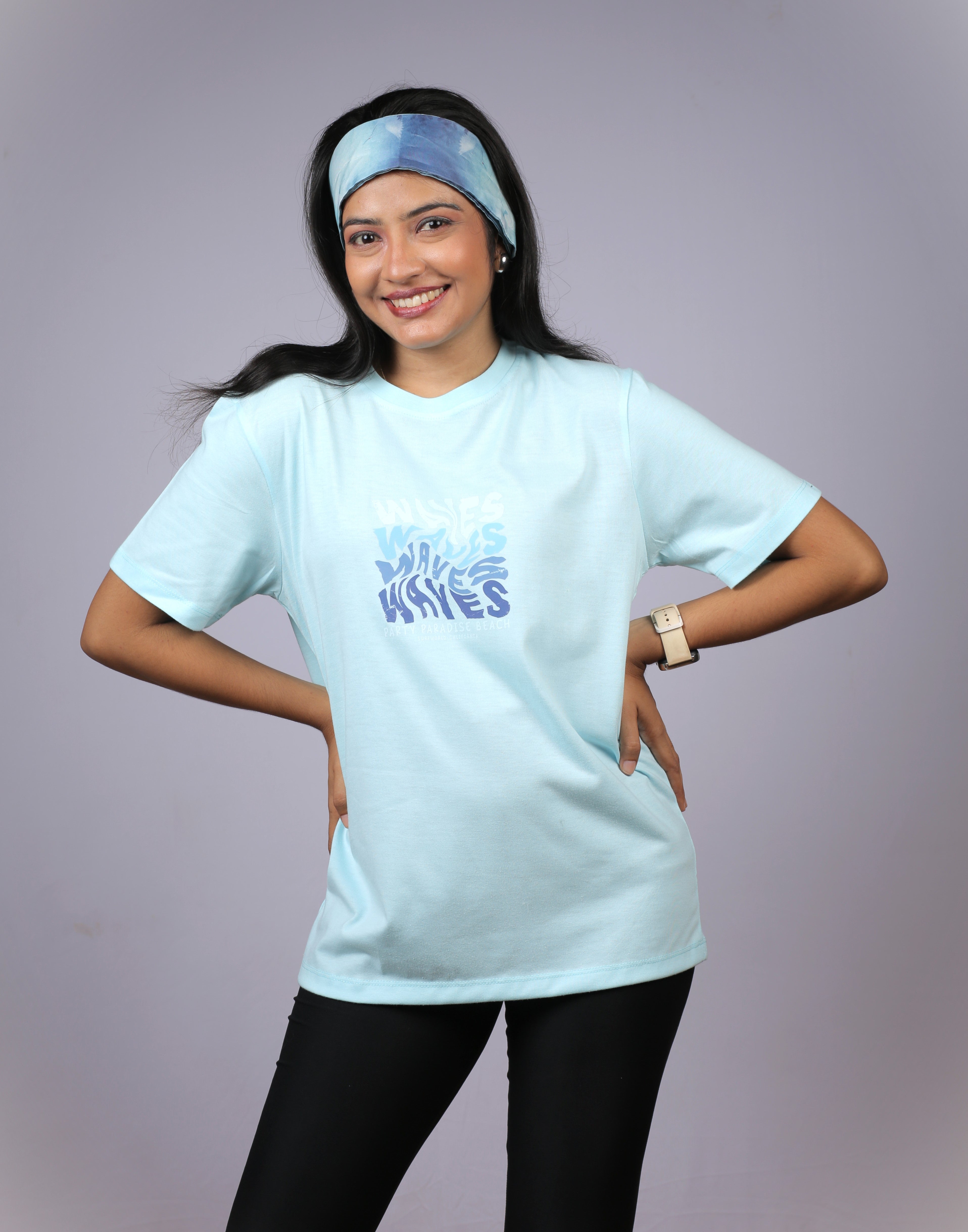 Wave Illusion Graphic Unisex Tee