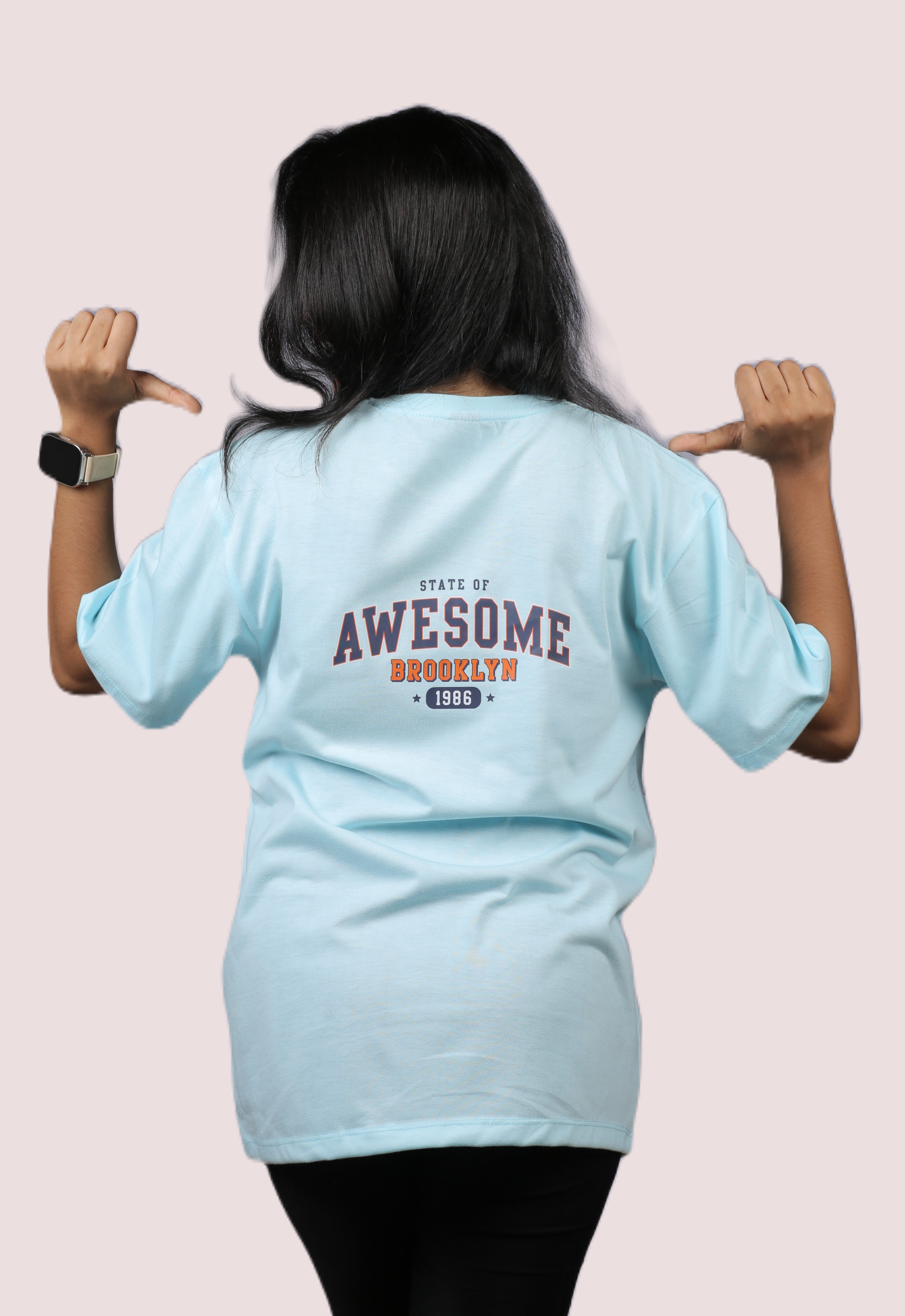 Awesome Brooklyn Unisex Oversized Tee