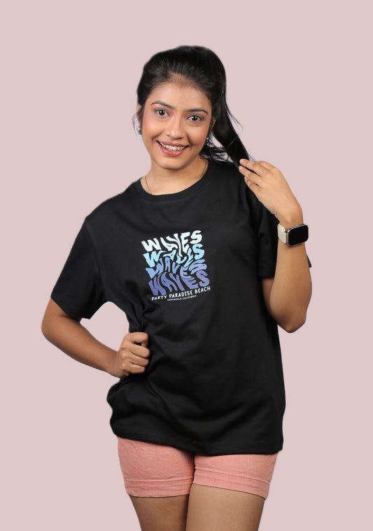 Wave Illusion Graphic Unisex Tee