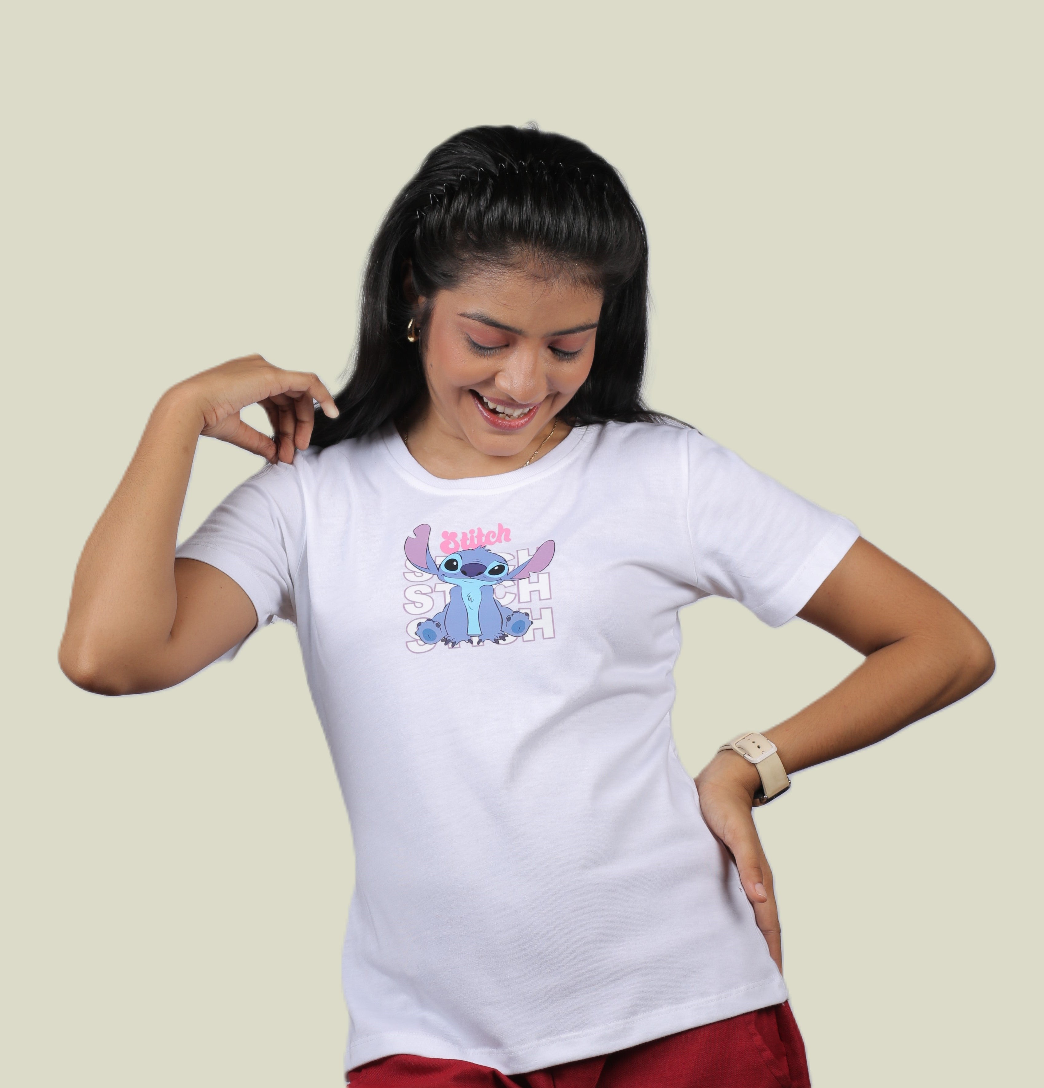 Stitch Graphic Ladies Tee