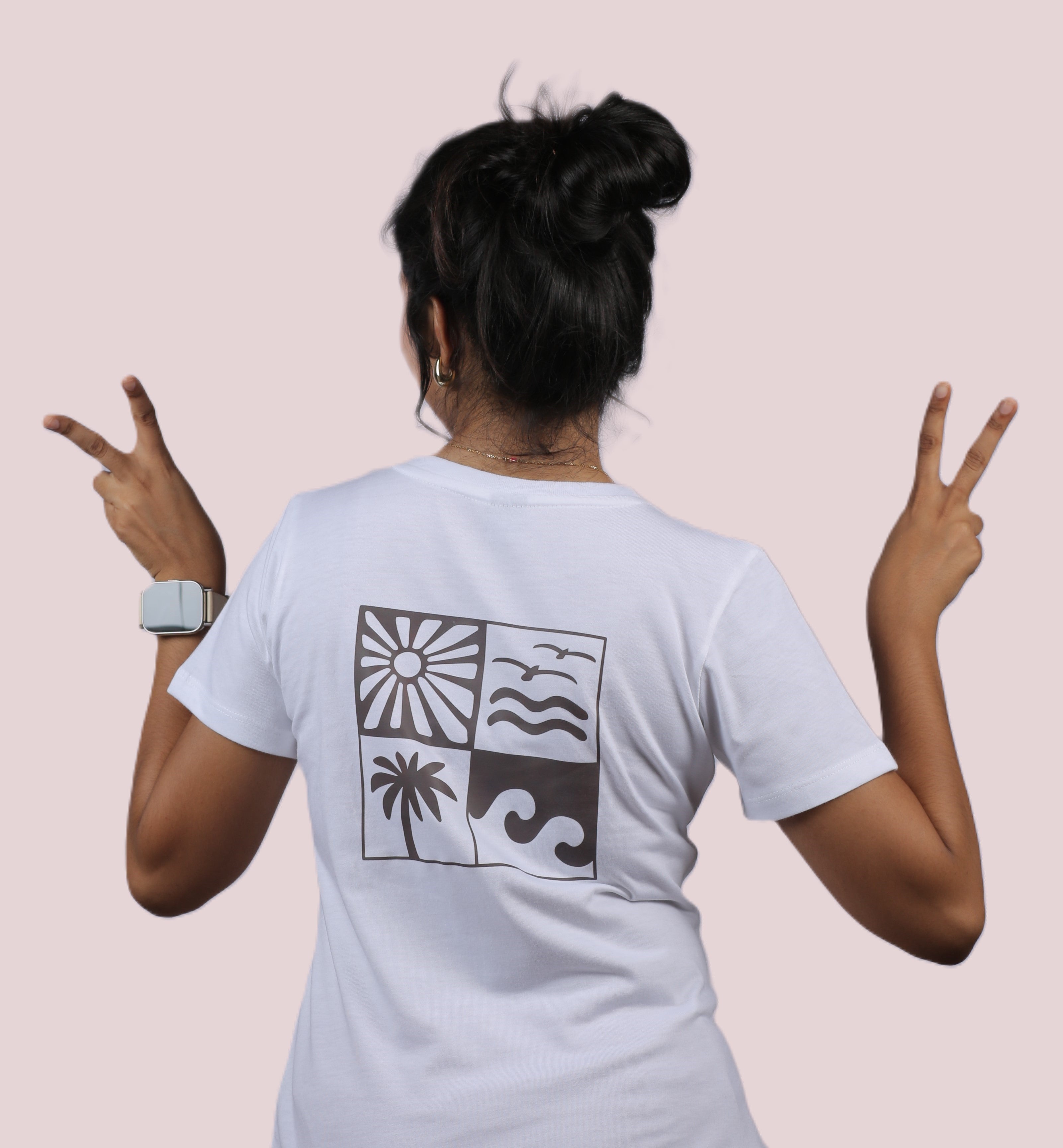 Island Vibes Graphic Ladies Tee SMLR00005000