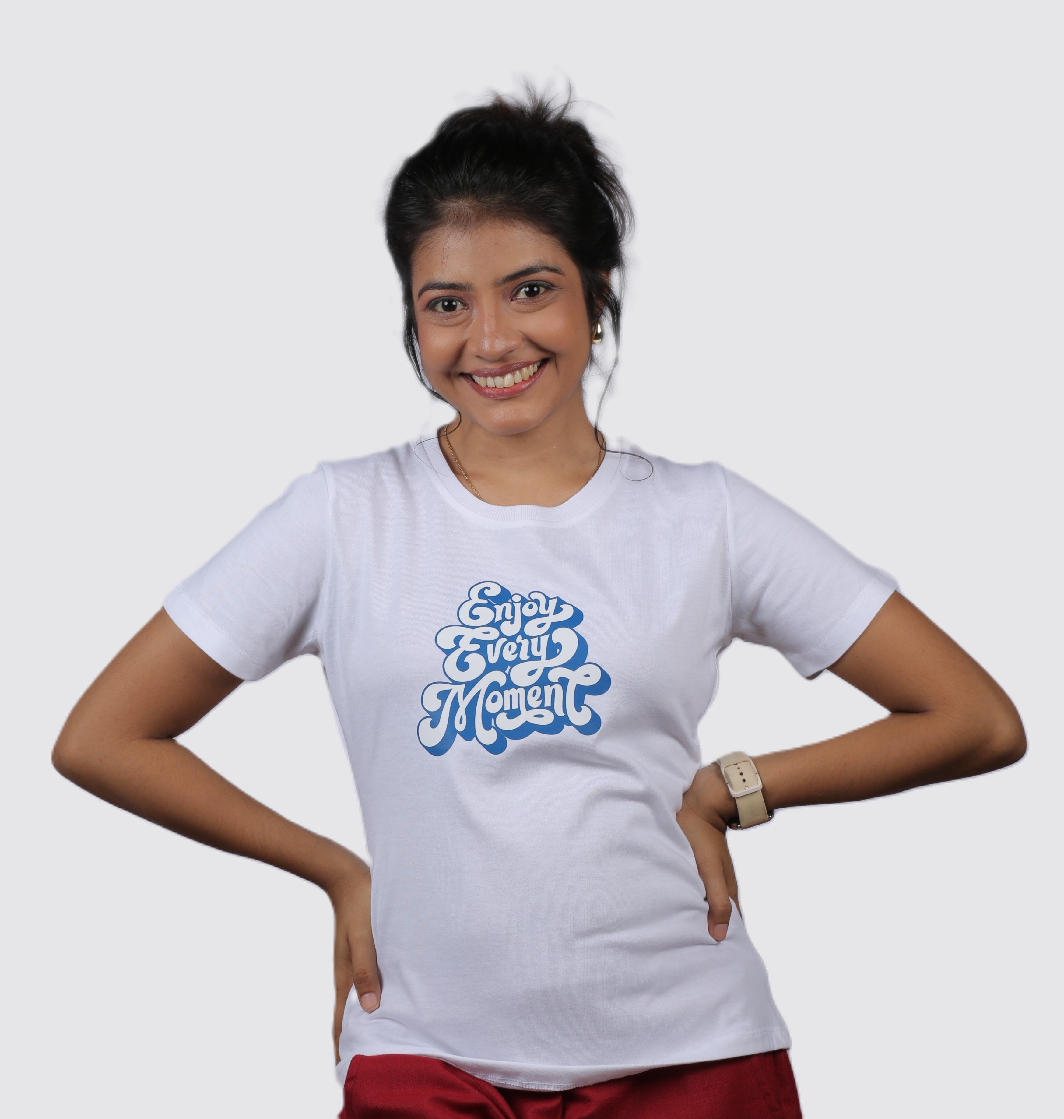 Positive Vibes Graphic Ladies Tee