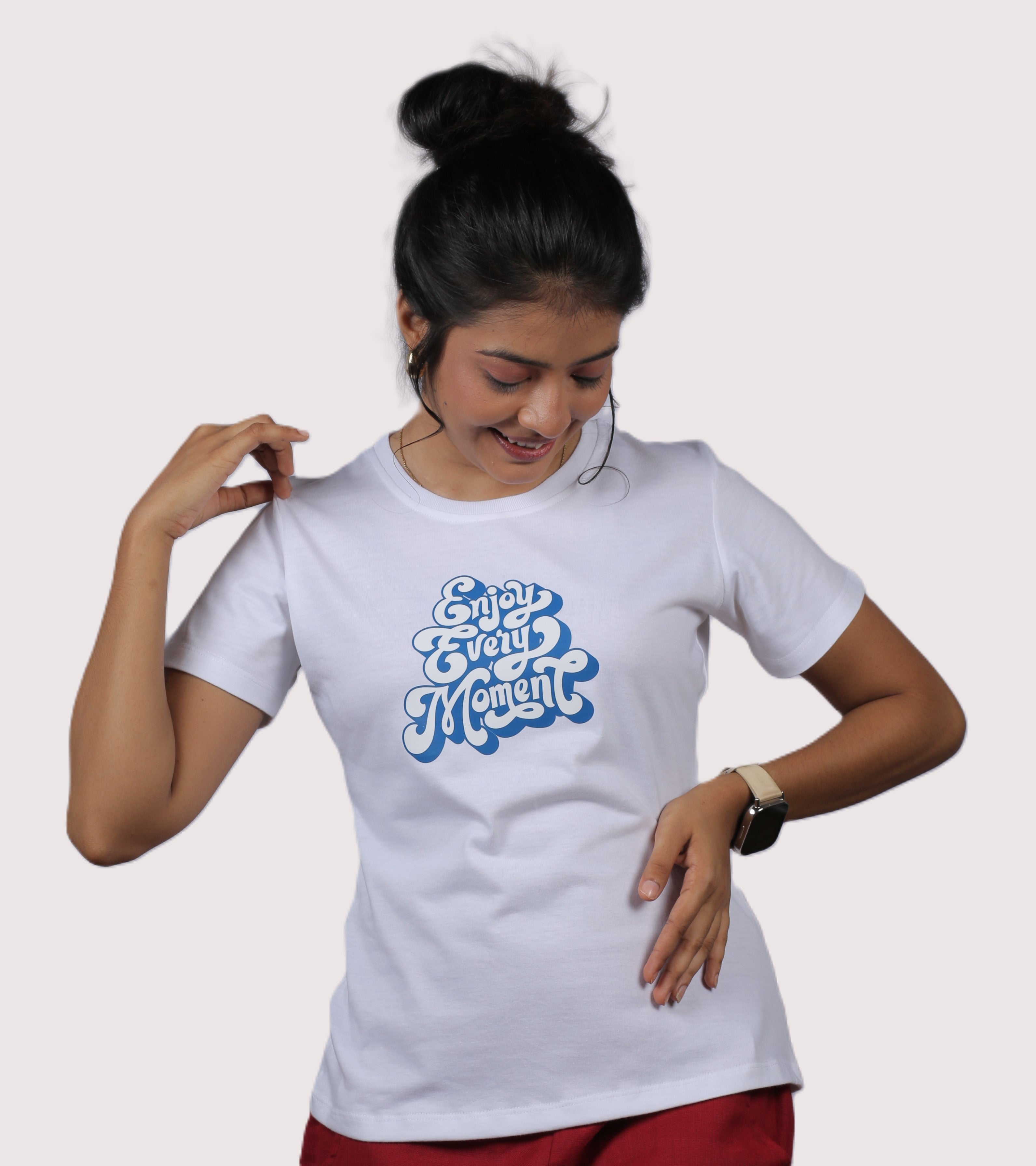 Positive Vibes Graphic Ladies Tee