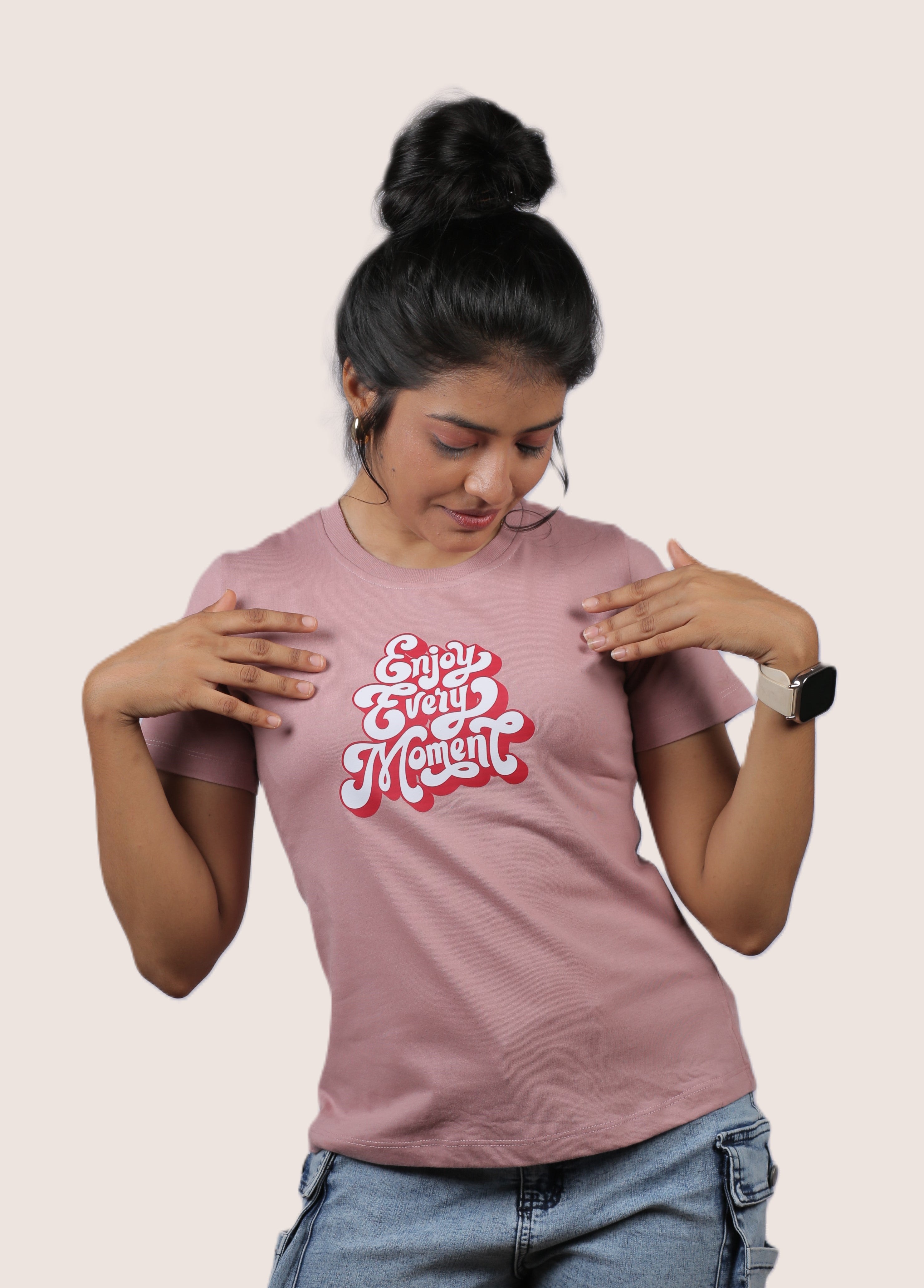 Positive Vibes Graphic Ladies Tee