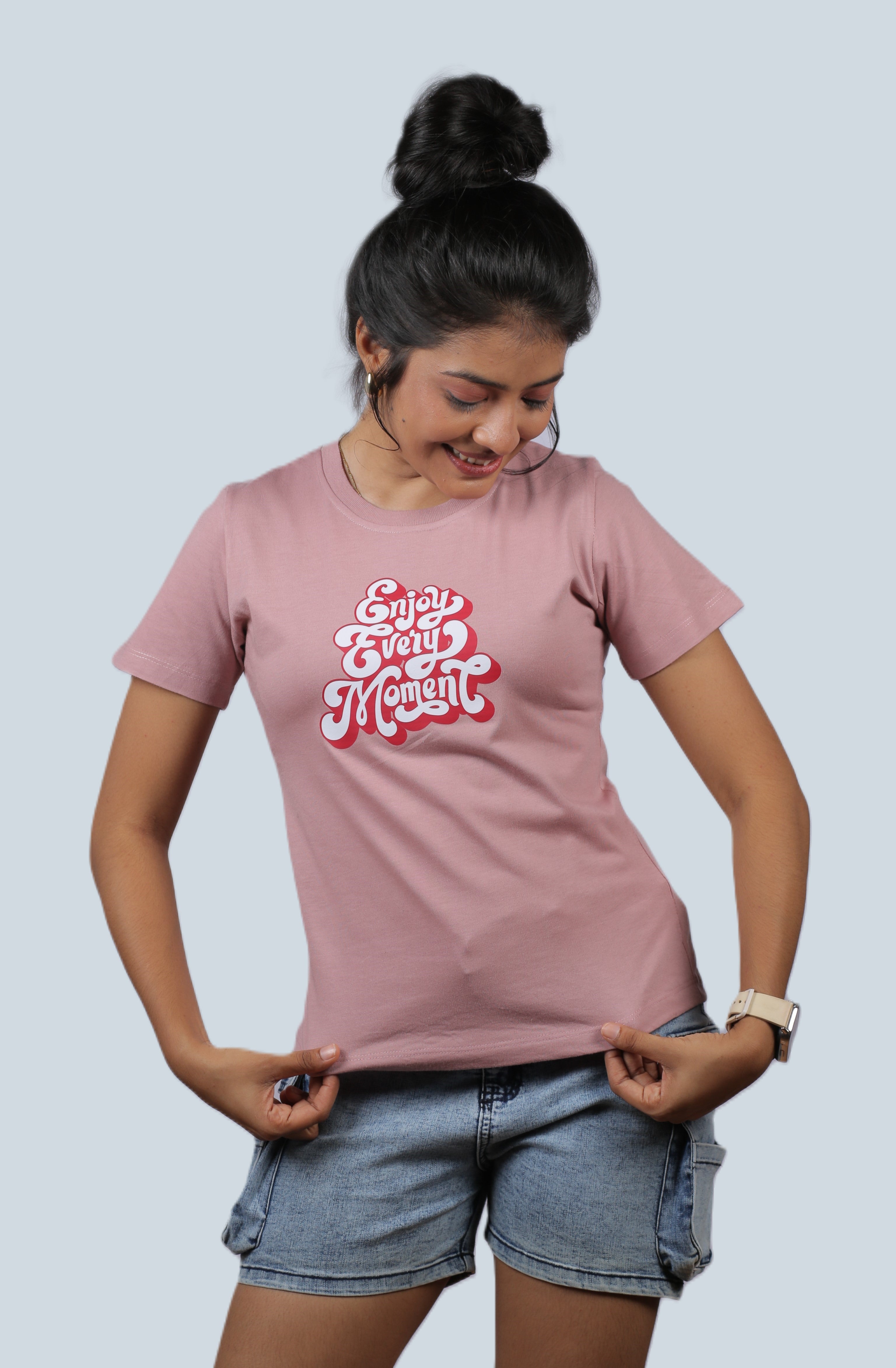 Positive Vibes Graphic Ladies Tee