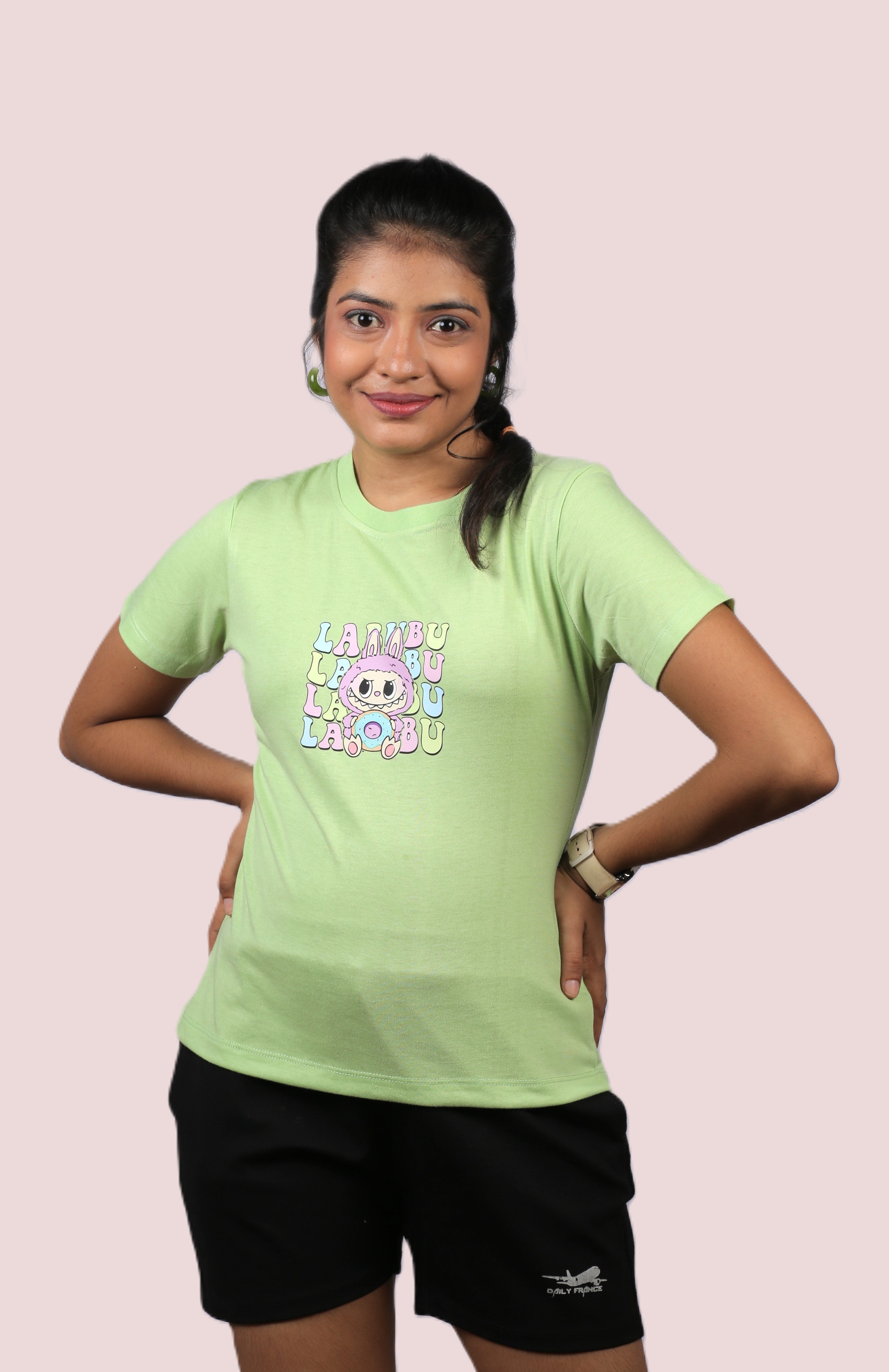 Lambu Bunny Graphic Ladies Tee