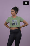 Stamps Graphic design Crop Top