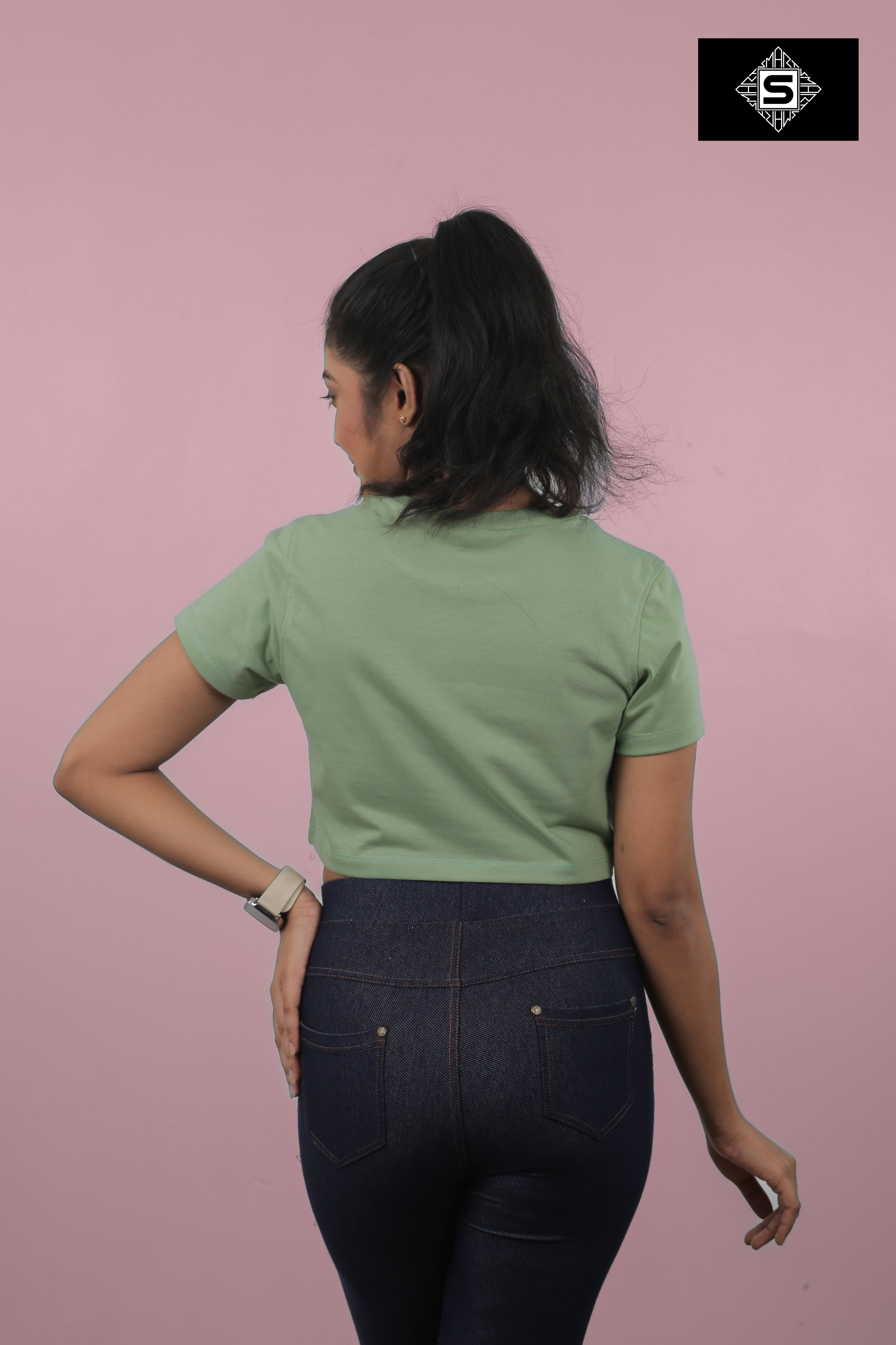 Stamps Graphic design Crop Top