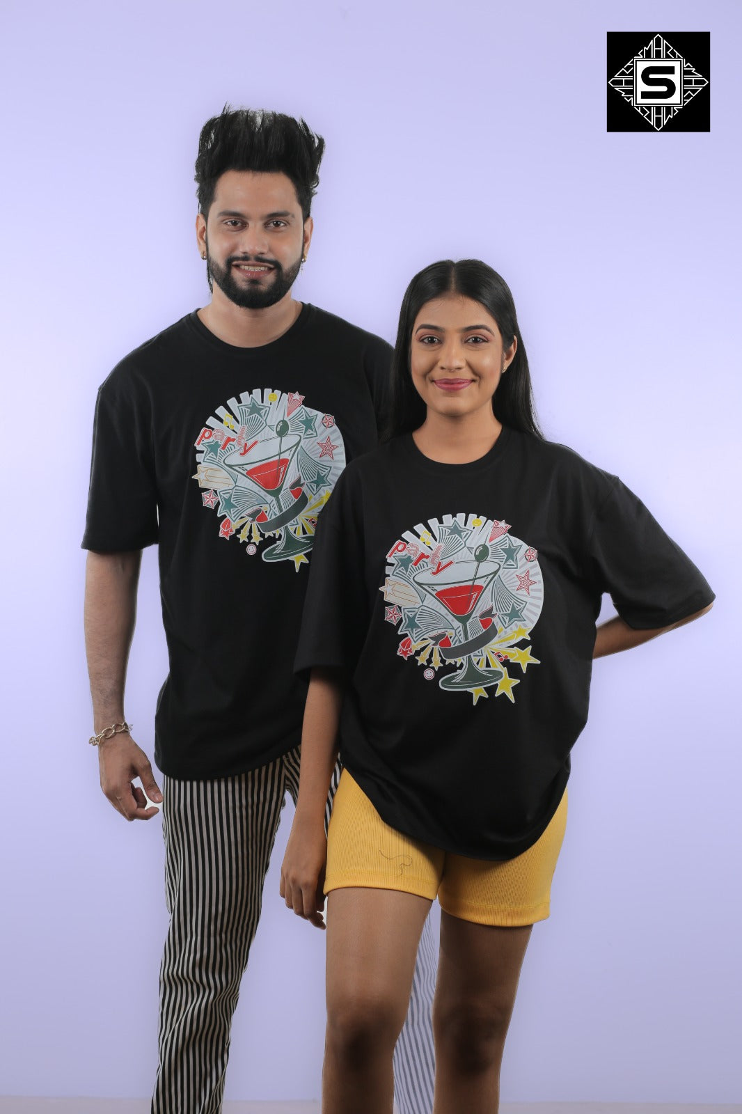 Party Vibe Unisex Oversize Tee