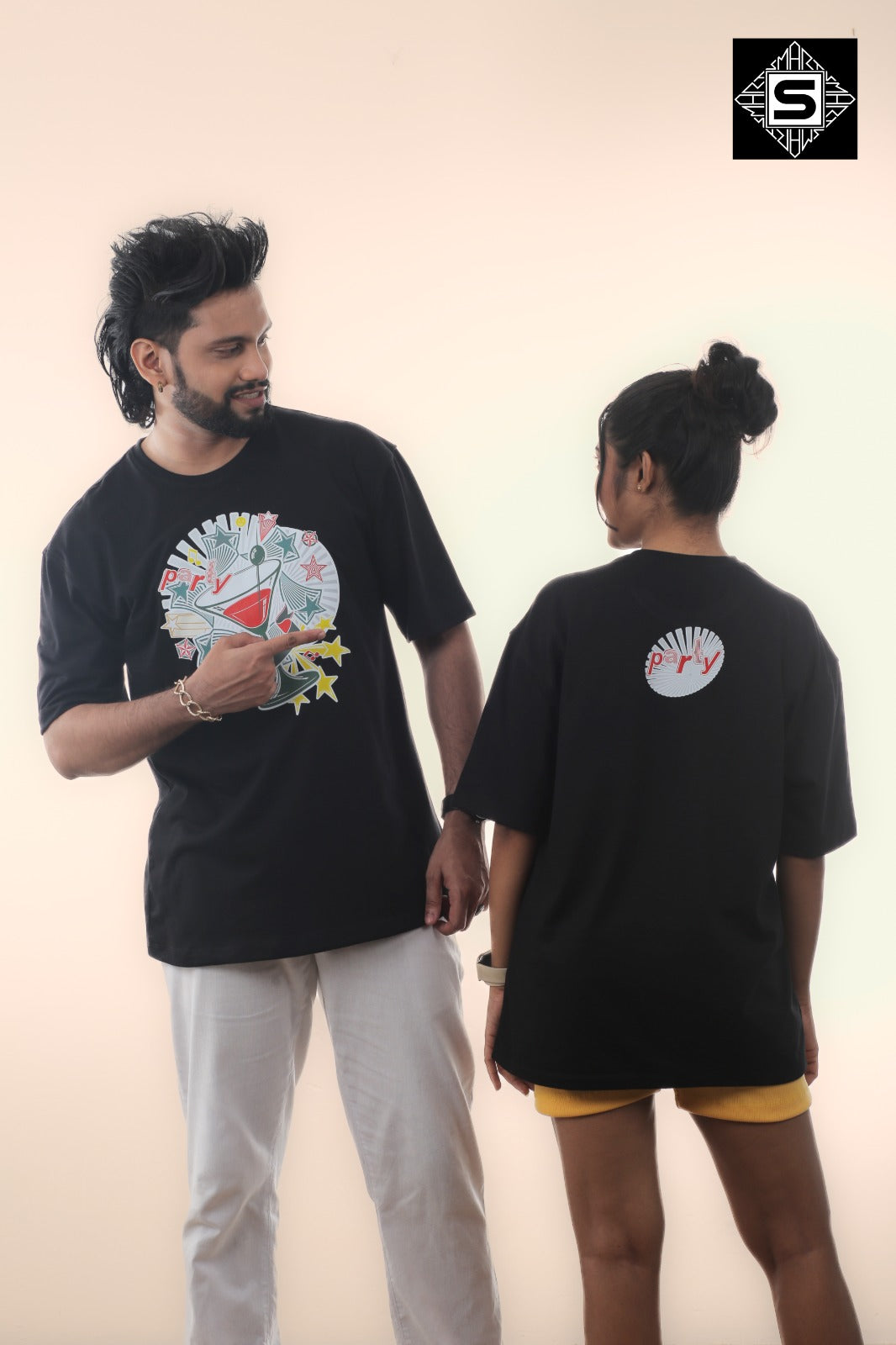 Party Vibe Unisex Oversize Tee