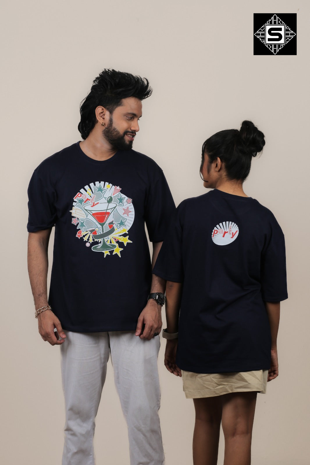 Party Vibe Unisex Oversize Tee